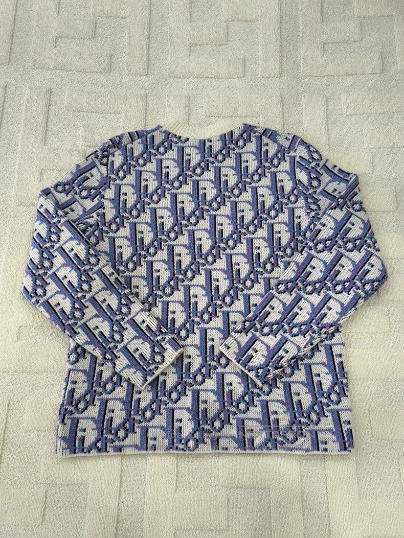 Dior Dior Full-printed round-neck casual long sleeves sweater Size US M / EU 48-50 / 2 - 2 Thumbnail