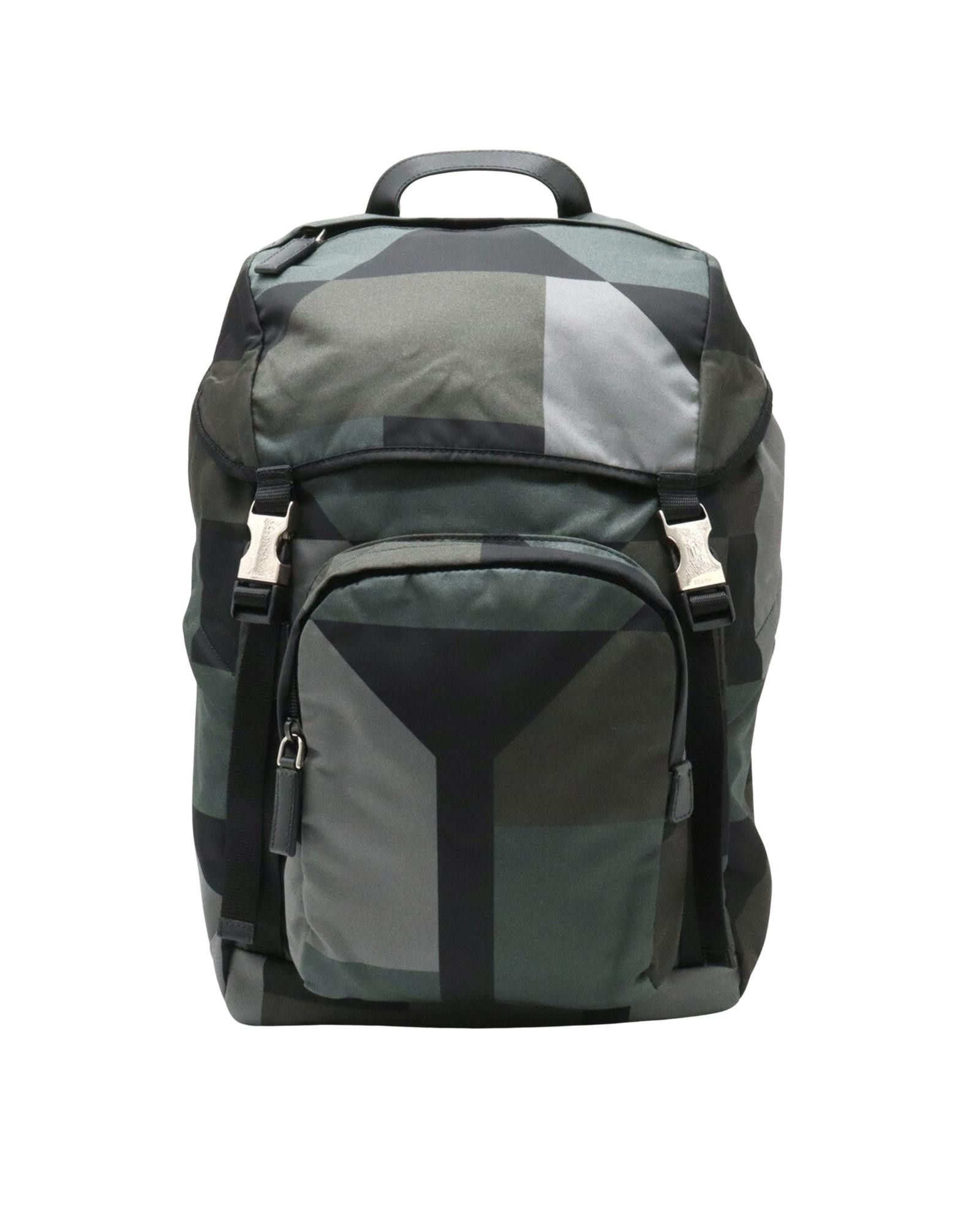 image of Prada Contemporary Black Backpack Made Of Sustainable Materials, Women's