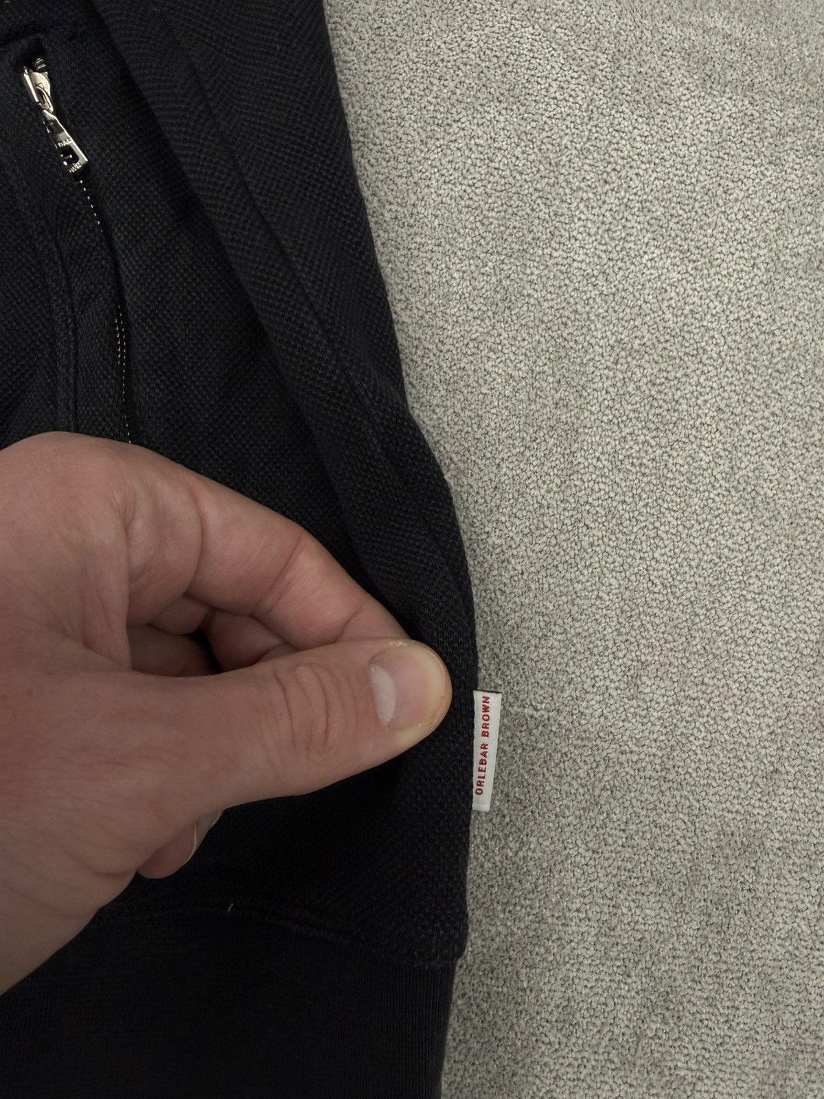 Orlebar Brown Orlebar Brown Black Zip Hoodie Size US L / EU 52-54 / 3 - 15 Thumbnail
