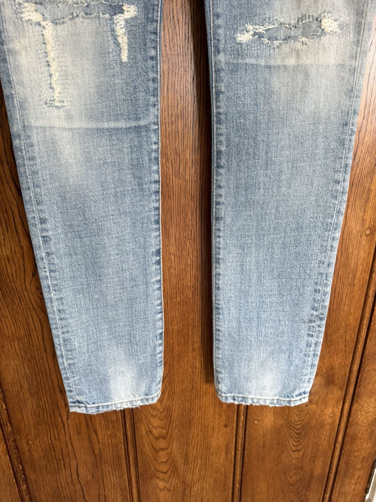 Saint Laurent Paris SS16 Saint Laurent knee rip trash jeans Hedi 29 D02 skinny Size US 29 - 12 Thumbnail