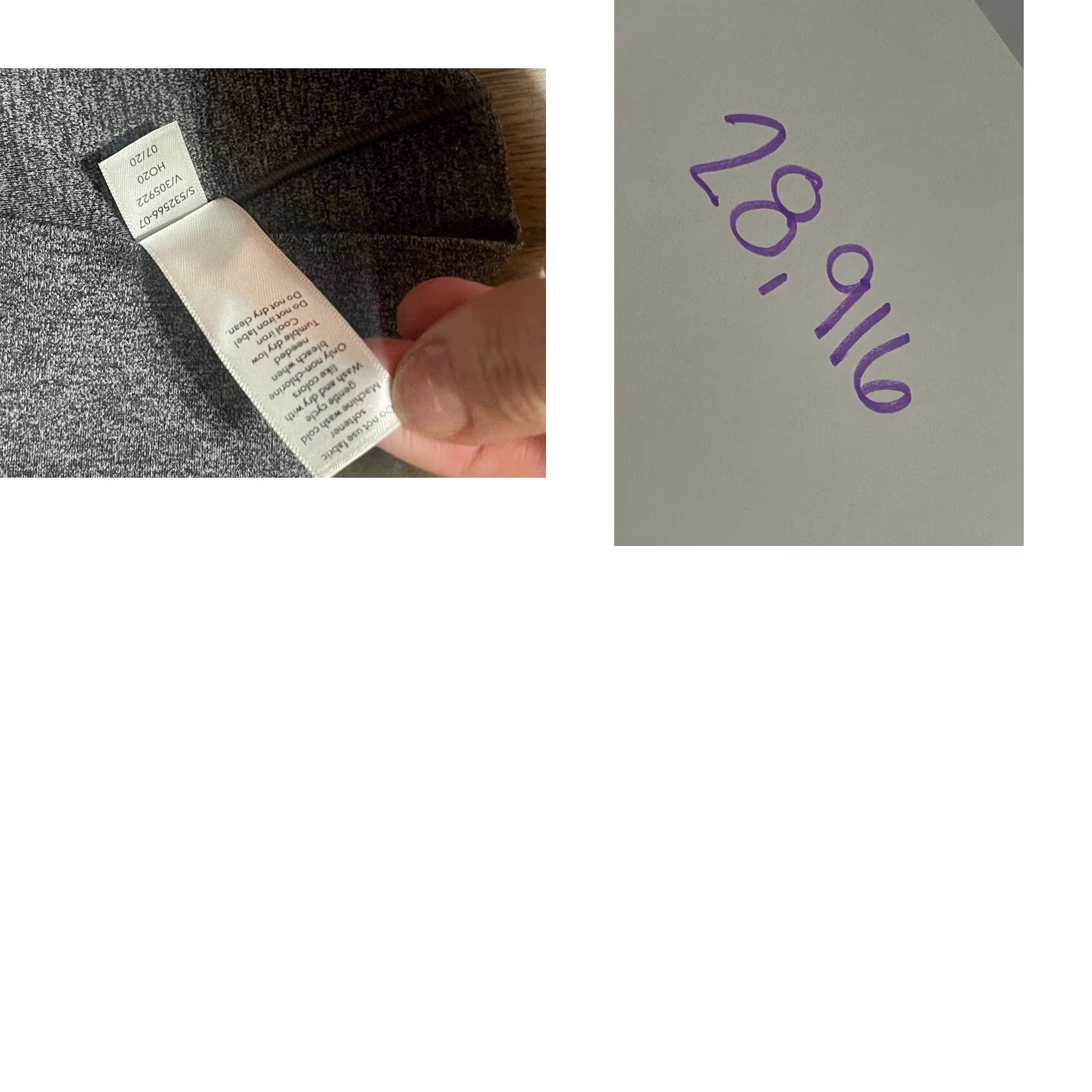 Athleta Athleta Pants Women's 1X Gray Pull On Leggings Size 40" / US 18 - 8 Thumbnail