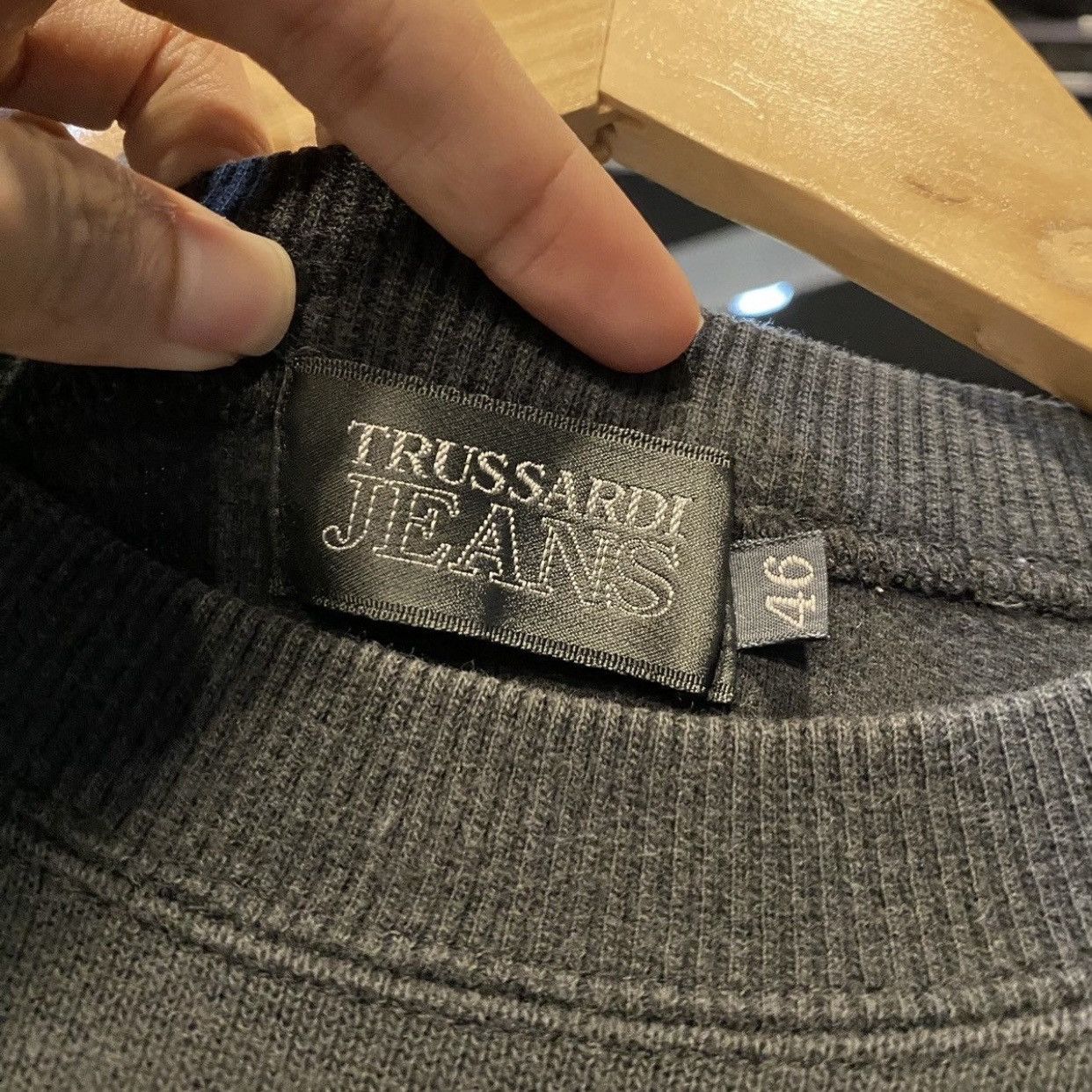 Trussardi Vintage Trussardi jeans Spell Out Sweatshirt Size US S / EU 44-46 / 1 - 10 Thumbnail