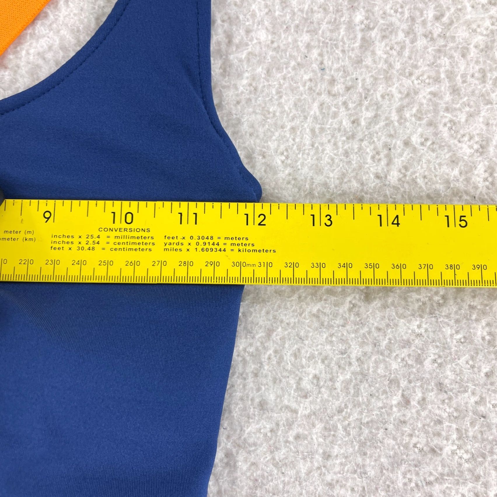 Body Glove Body Glove Sports Bra Womens Large Blue Orange Crossback Straps Padded Wireless Quick-Dry Breathable, 2-Color Spell Out Size ONE SIZE - 3 Thumbnail