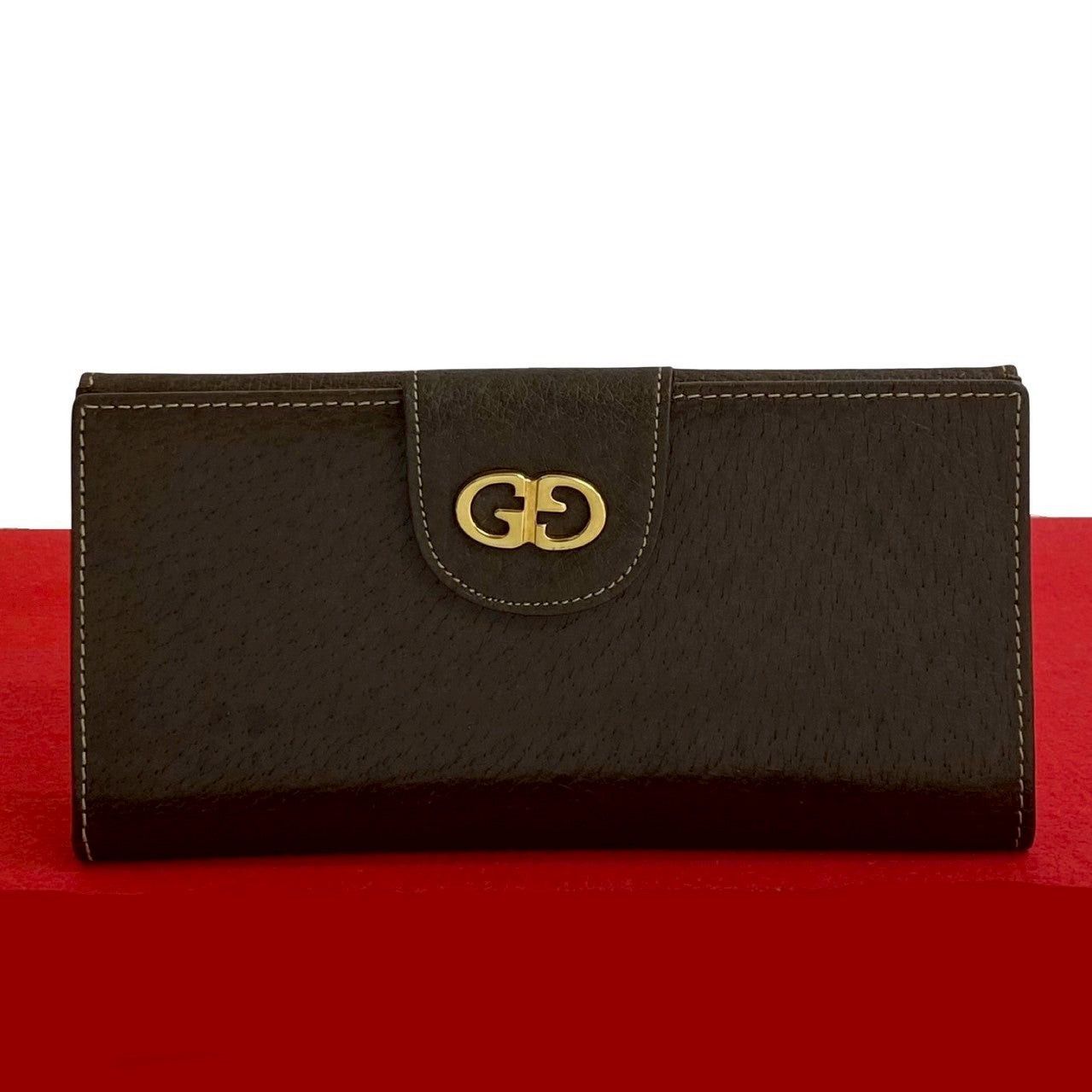 Gucci Gucci Brown Leather Size ONE SIZE - 1 Thumbnail
