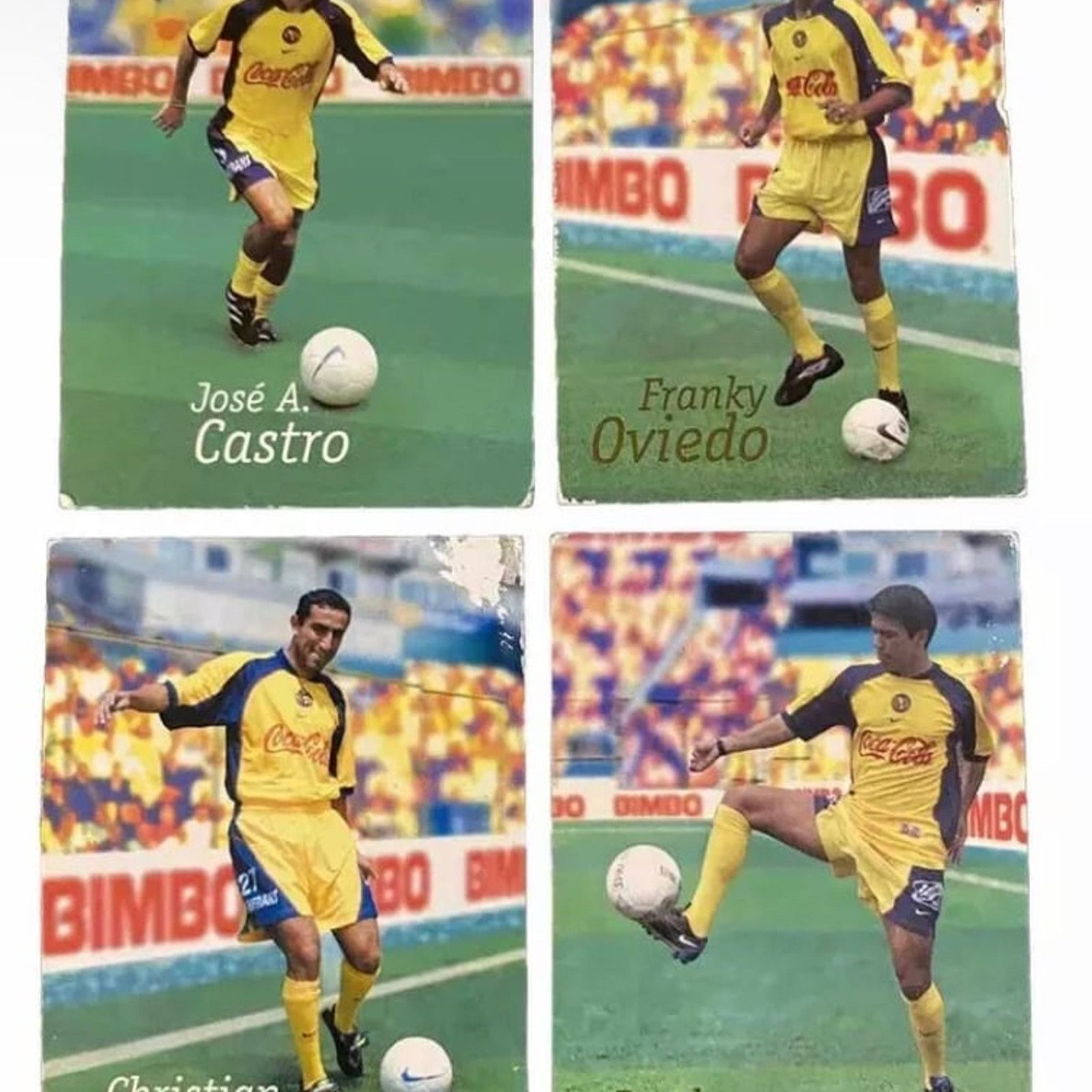 Other BIMBO CARDS "FC AMERICA" (LIGA MX 2001) Ultra RARE Size ONE SIZE - 1 Thumbnail