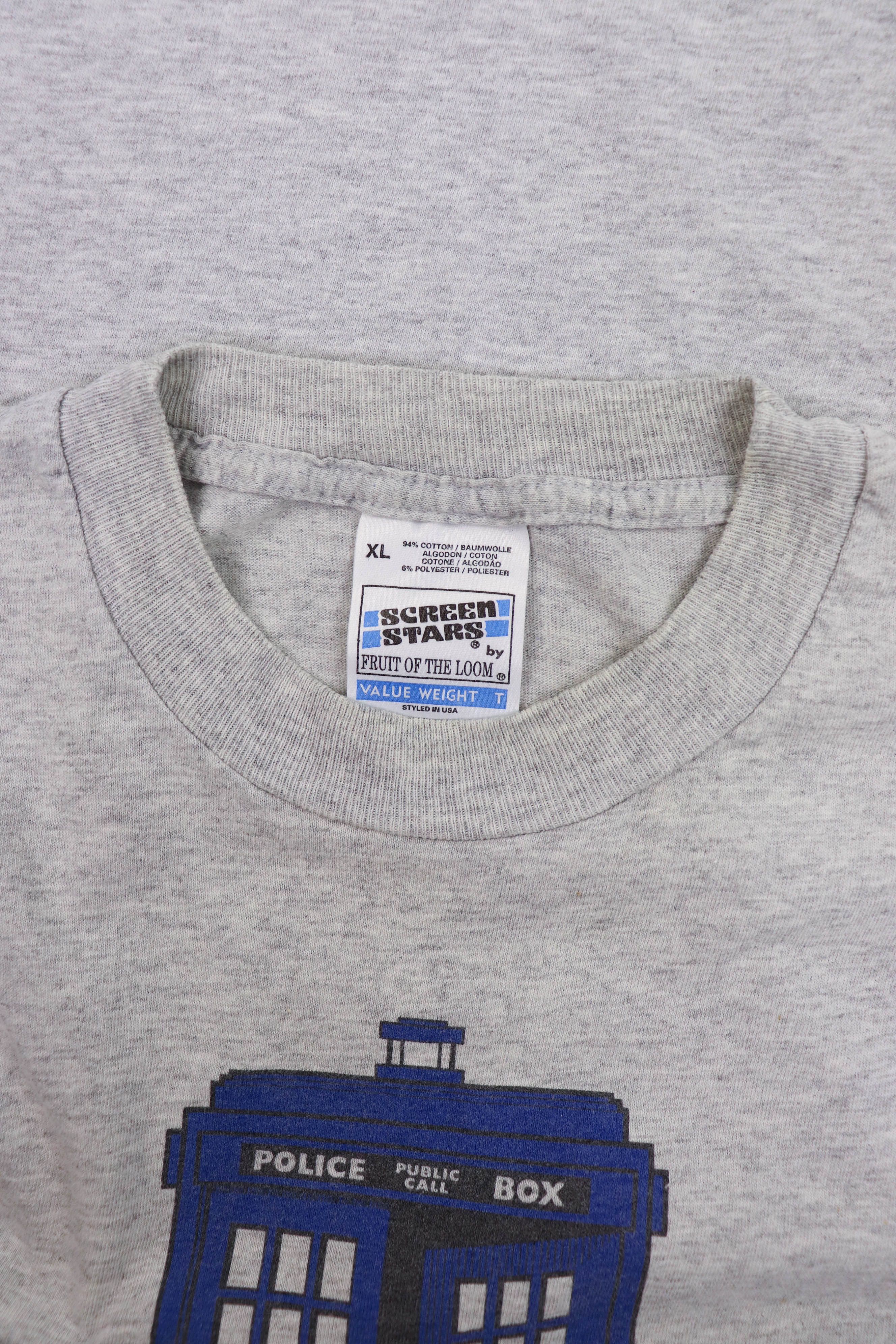 Disney Winnie The Pooh Doctor Who Graphics Vintage T-shirt Tee Size US XL / EU 56 / 4 - 10 Thumbnail
