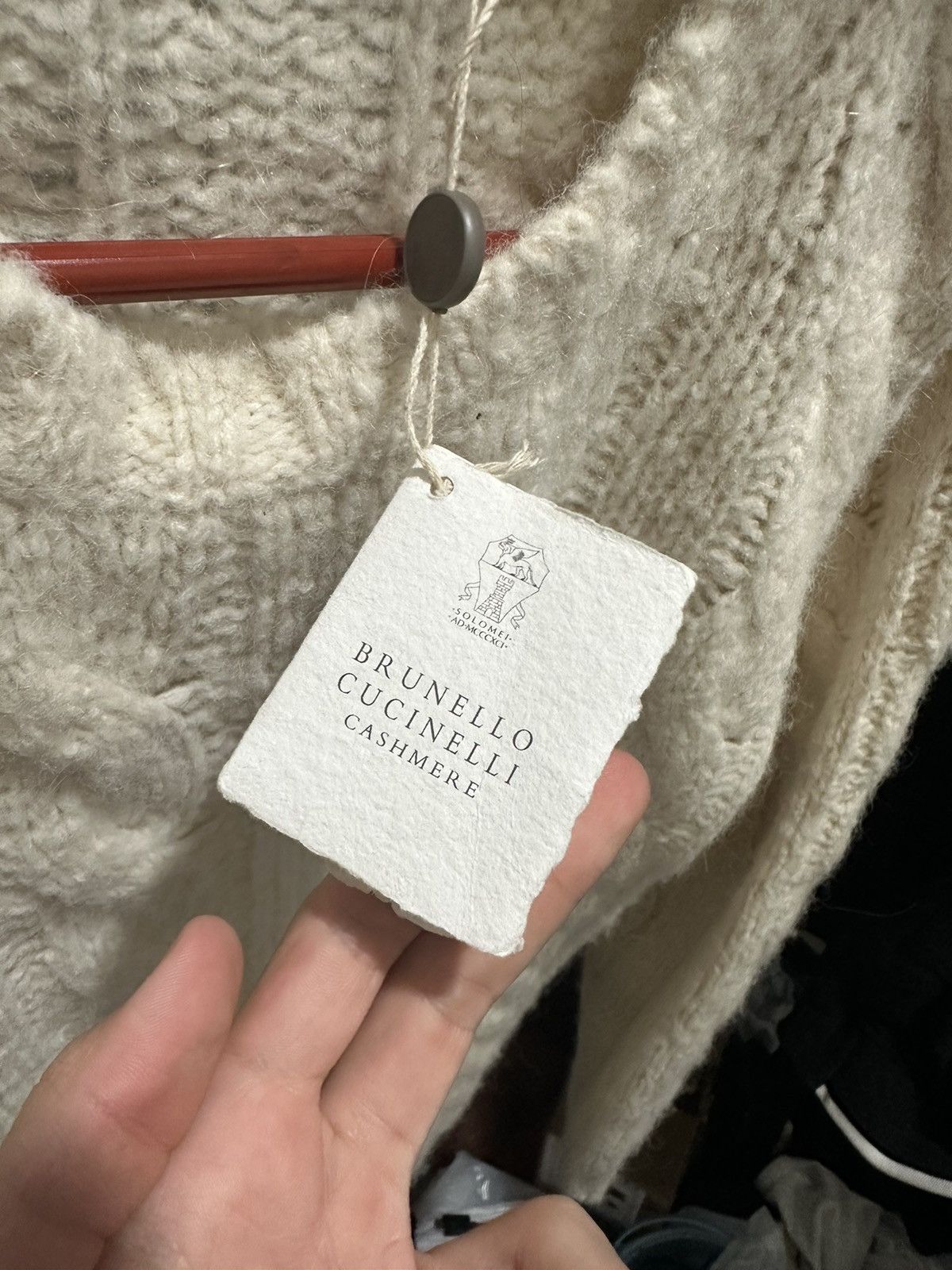 Brunello Cucinelli Brunello Cucinelli Alpaca Cashmere Cable Knit Sweater 50 Size US M / EU 48-50 / 2 - 4 Thumbnail