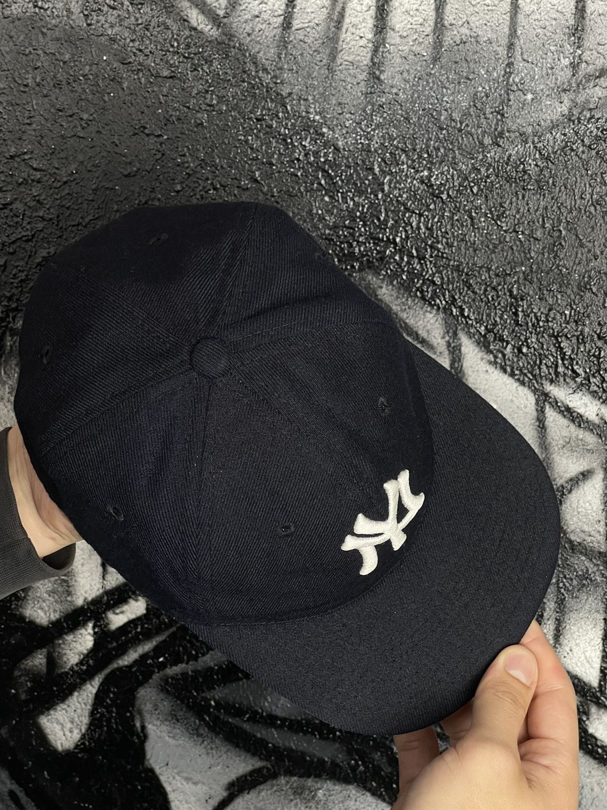 New York Yankees × Vintage New York Yankees Wool Cap Made in Korea Vintage Size ONE SIZE - 7 Thumbnail
