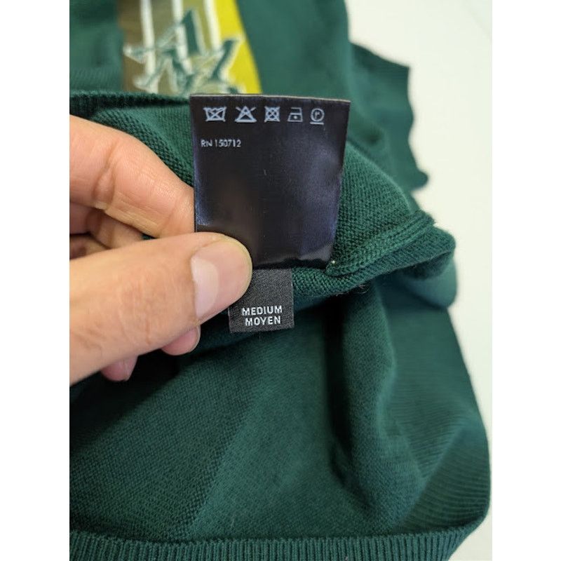 Amiri o1rshd1 Stack Stripe Short Sleeve Polo Shirt in Green Size US M / EU 48-50 / 2 - 19 Thumbnail