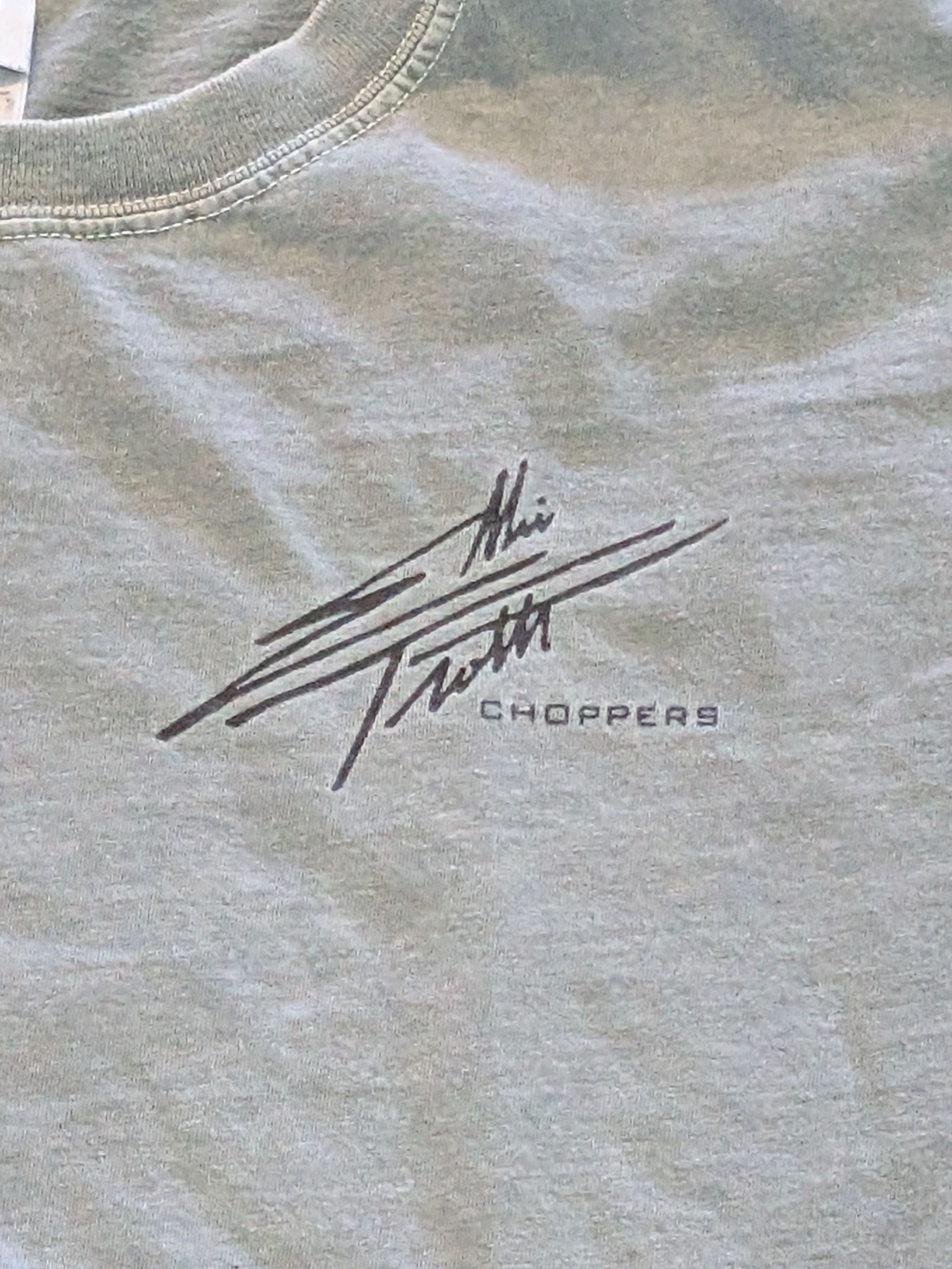 Other Y2K Faded Biker Eddie Trotta Custom Choppers Long Sleeve XL Size US XL / EU 56 / 4 - 4 Thumbnail