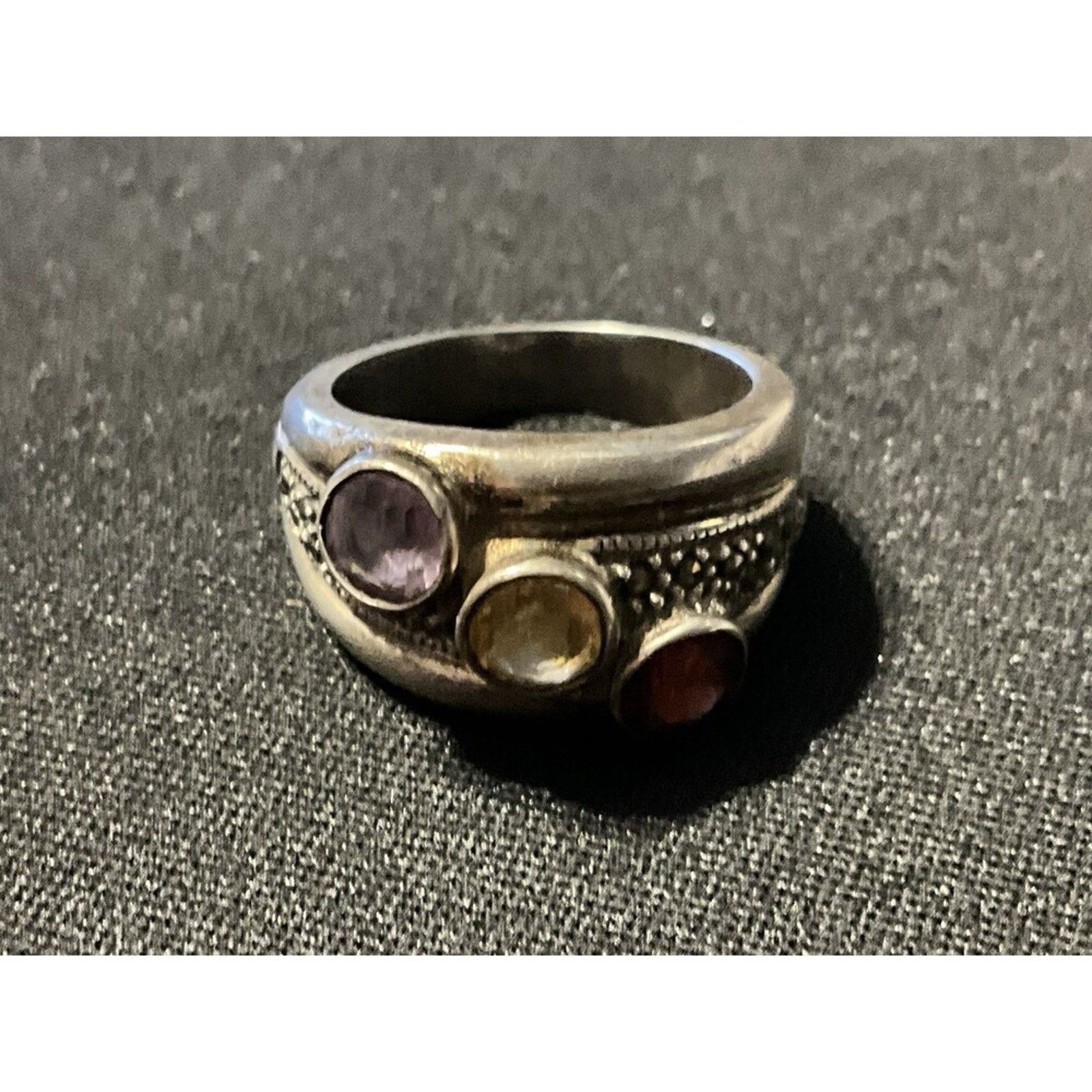 Other Judith Jack Garnet, Citrine, Amethyst, Marcasite Size 7 Ring Size ONE SIZE - 1 Thumbnail