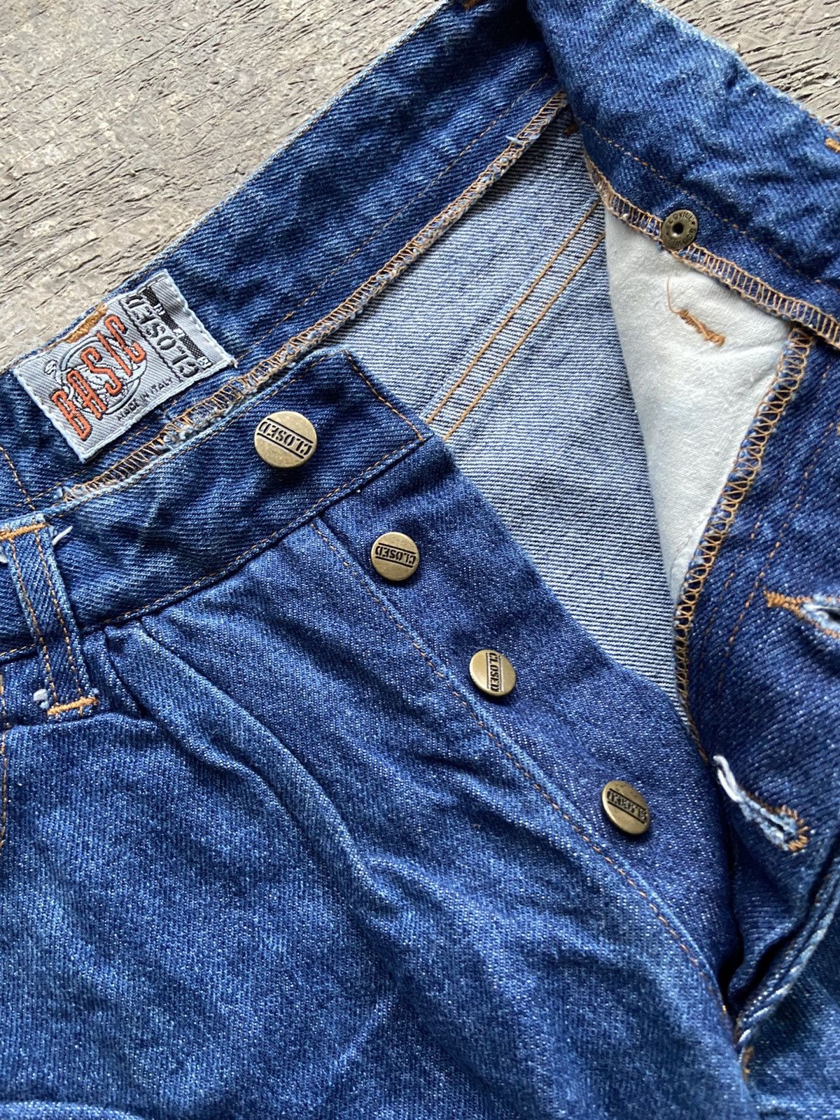 CLOSED × Marithe + Francois Girbaud 1990s MFG x CLOSED - Vintage Baggy High Waist Denim Pants Size US 26 / EU 42 - 6 Thumbnail