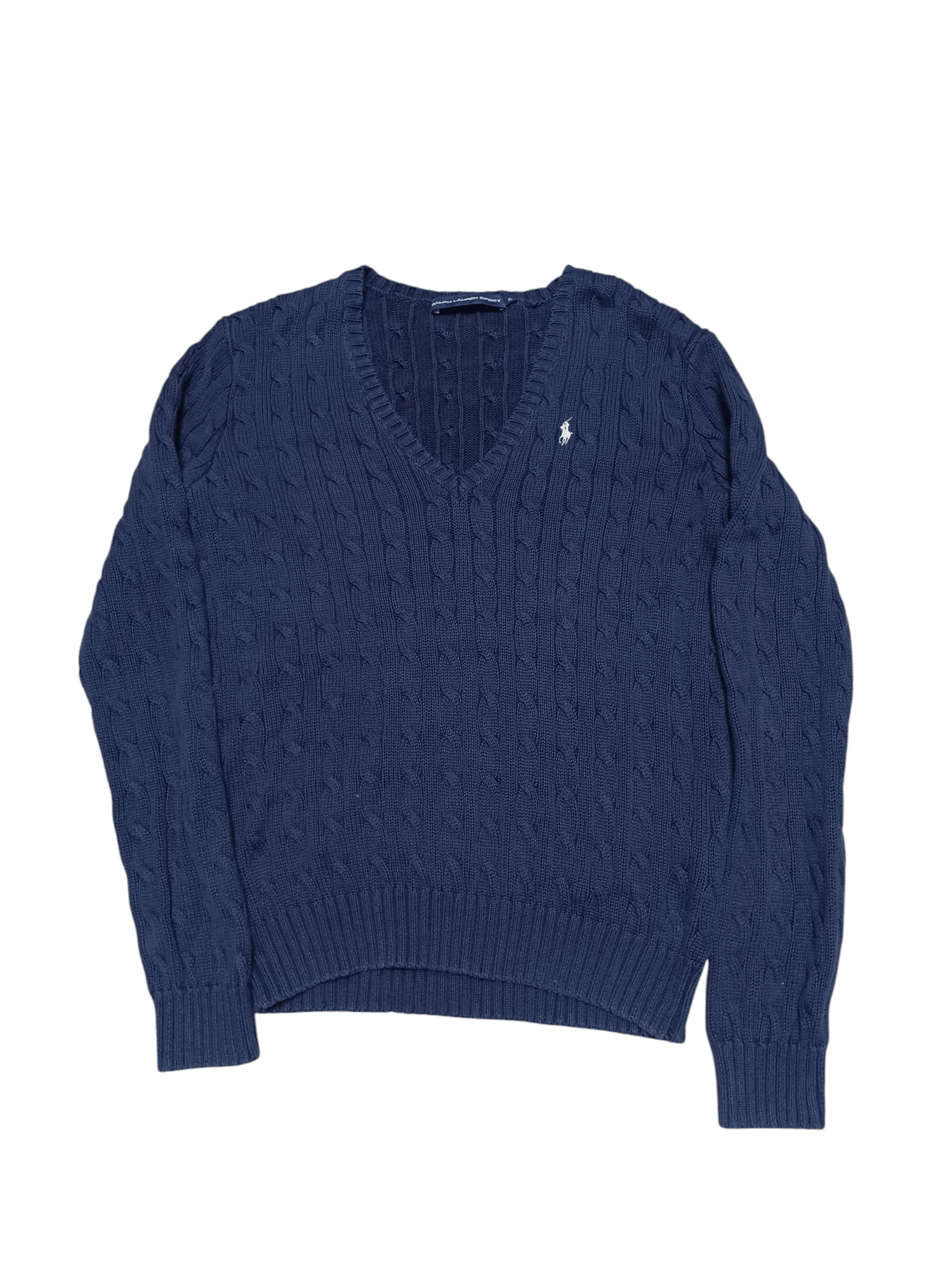Ralph Lauren Sport POLO RALPH LAUREN SPORT VINTAGE 90S V-NECK KNIT SWEATER Size US M / EU 48-50 / 2 - 1 Thumbnail