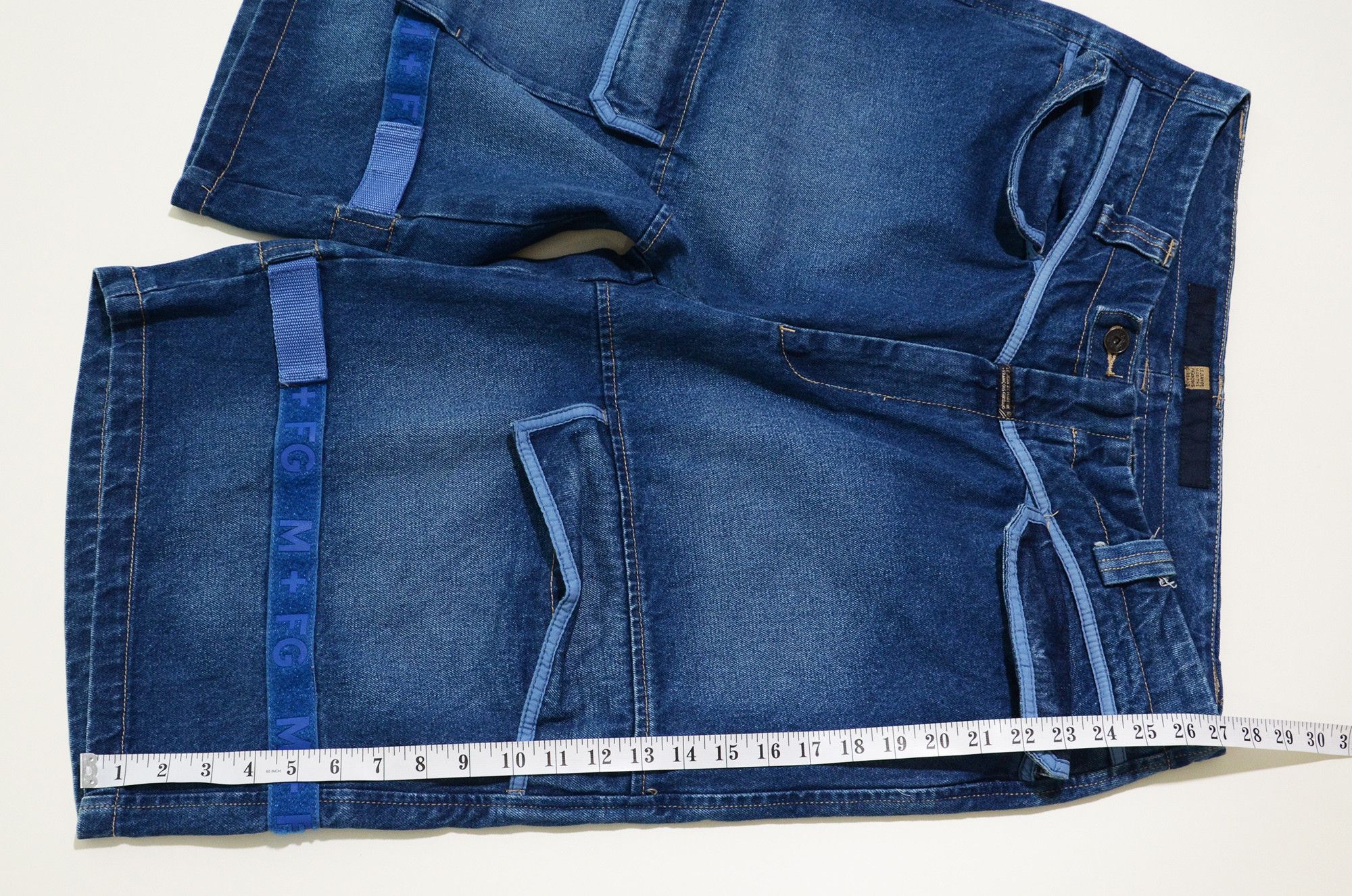 Marithe + Francois Girbaud M+FG W39 Cargo Jorts Heavy Duty Hiphop Y2K Craft Size US 39 - 14 Thumbnail