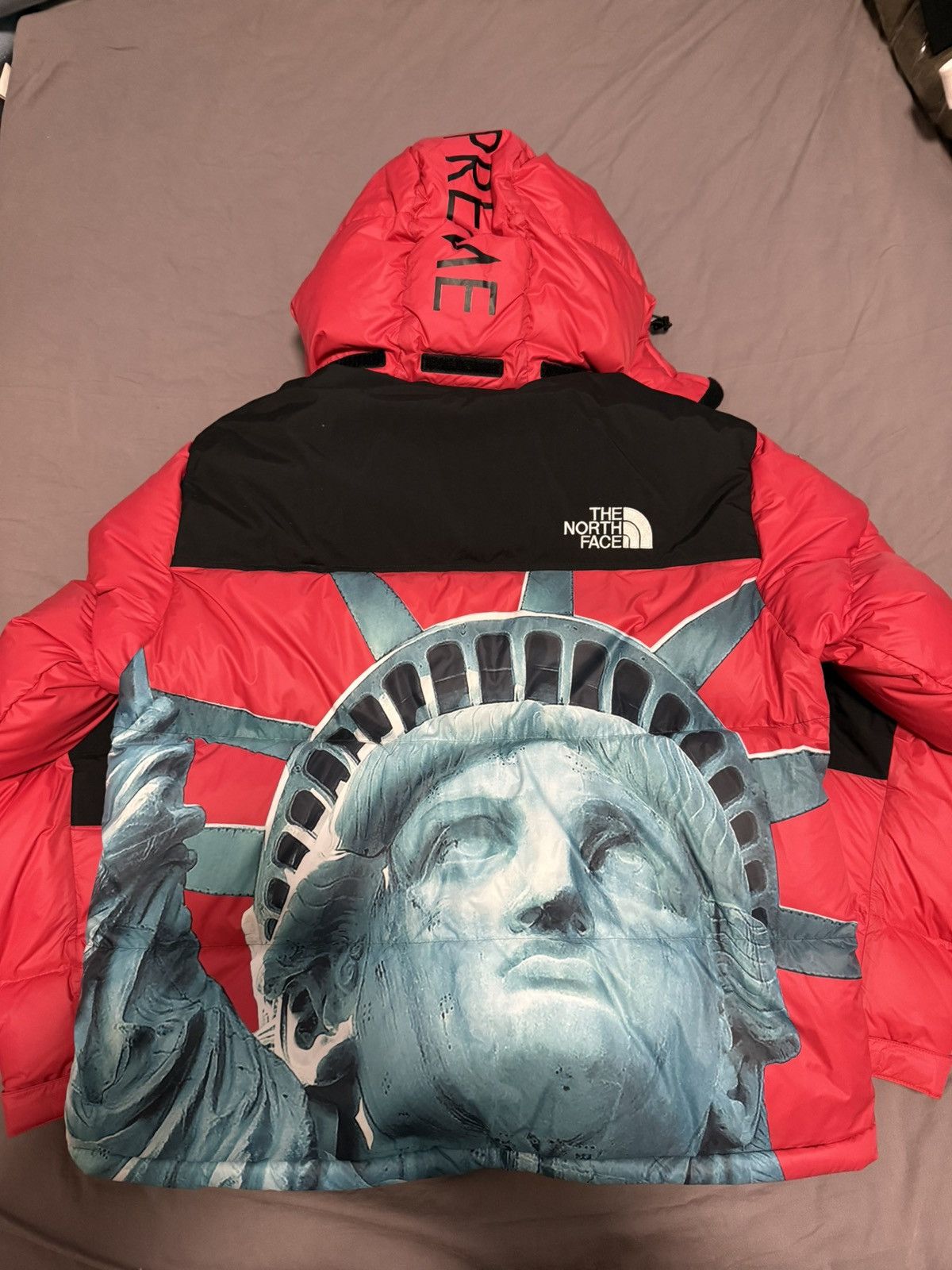 The North Face Supreme tnf north statue of liberty baltoro nuptse Jacket Size US M / EU 48-50 / 2 - 2 Thumbnail