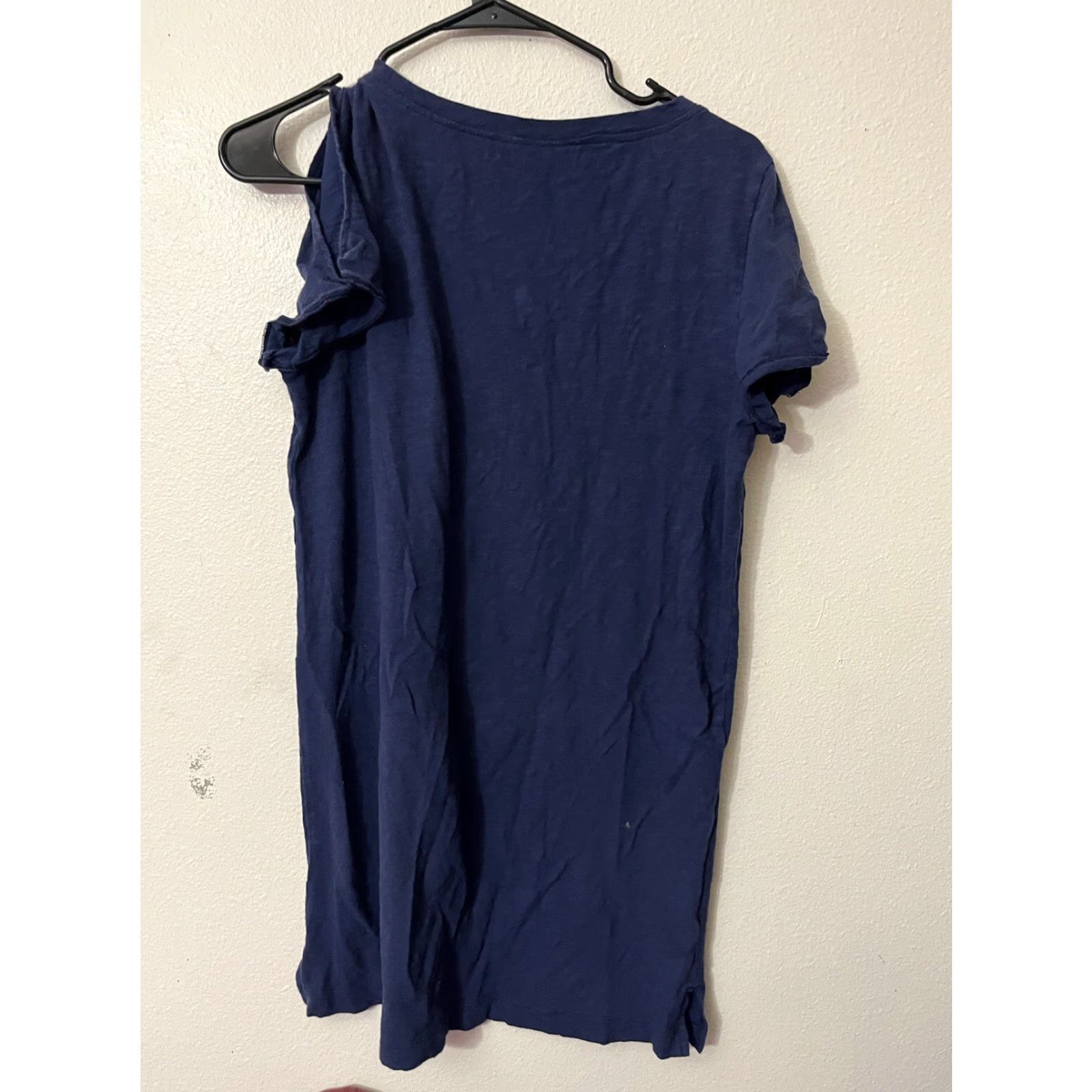 Ann Taylor Loft LOFT Brand Ann Taylor LOFT Beach Dress Blue Cold Shoulder Dress Women Small Size Blue Size S / US 4 / IT 40 - 3 Thumbnail
