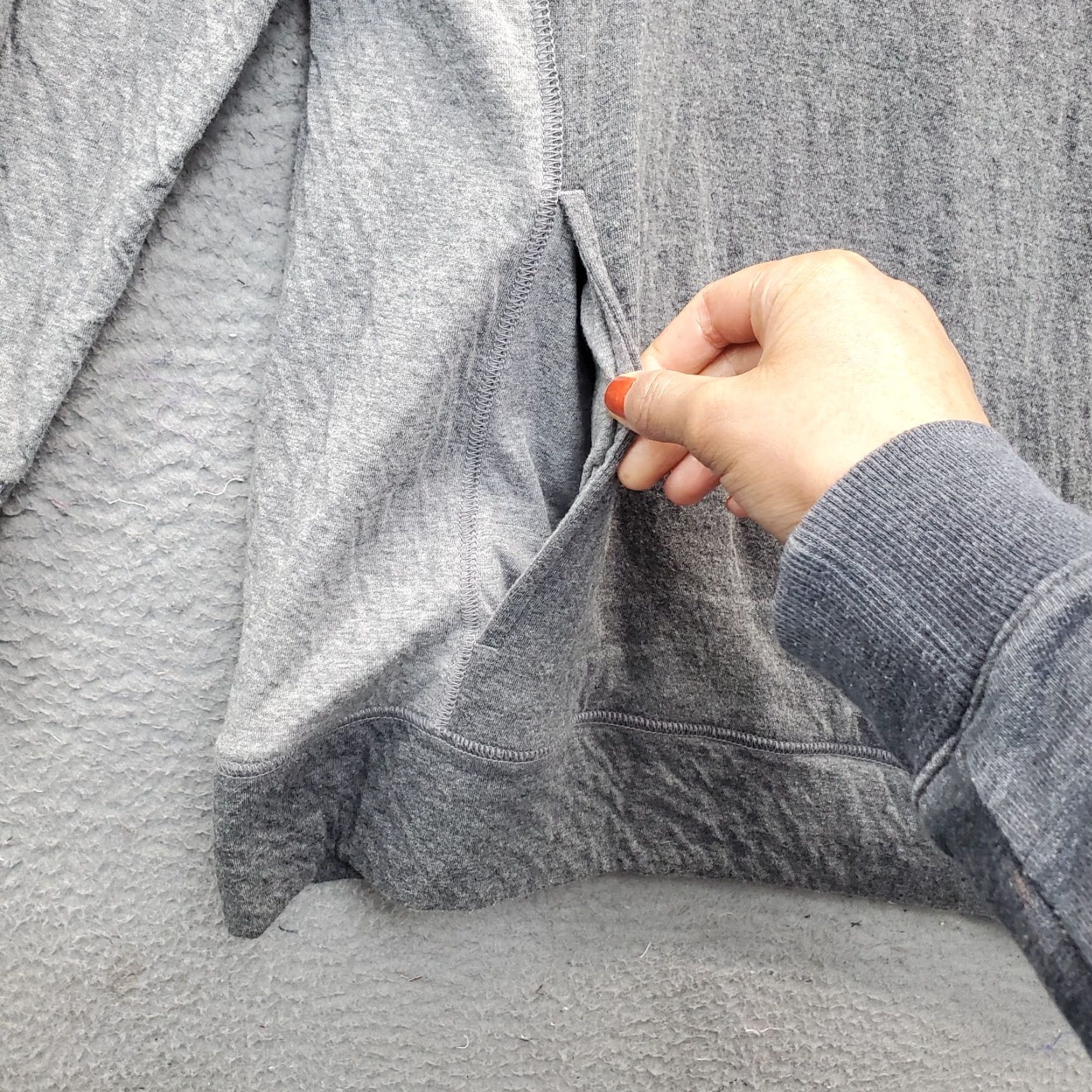 Eddie Bauer Eddie Bauer Sweatshirt Womens 2XL Gray Heather Long Sleeve Cowl Neck Outdoor Size XXL / US 16-18 / IT 52-54 - 4 Thumbnail