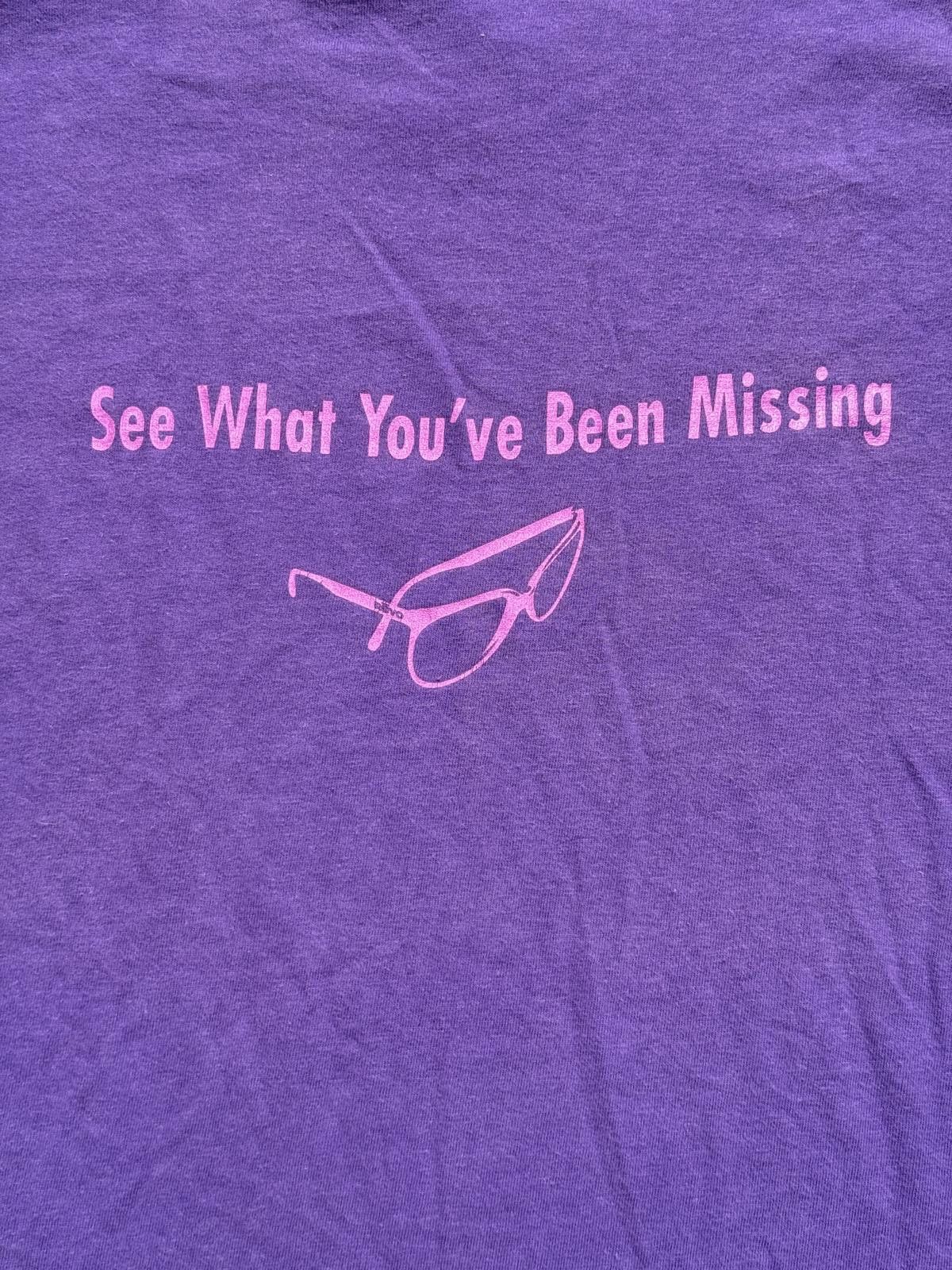 Designer Vintage Revo Sunglasses T-shirt Promo - Purple Fade Tee XL Size US XL / EU 56 / 4 - 5 Thumbnail