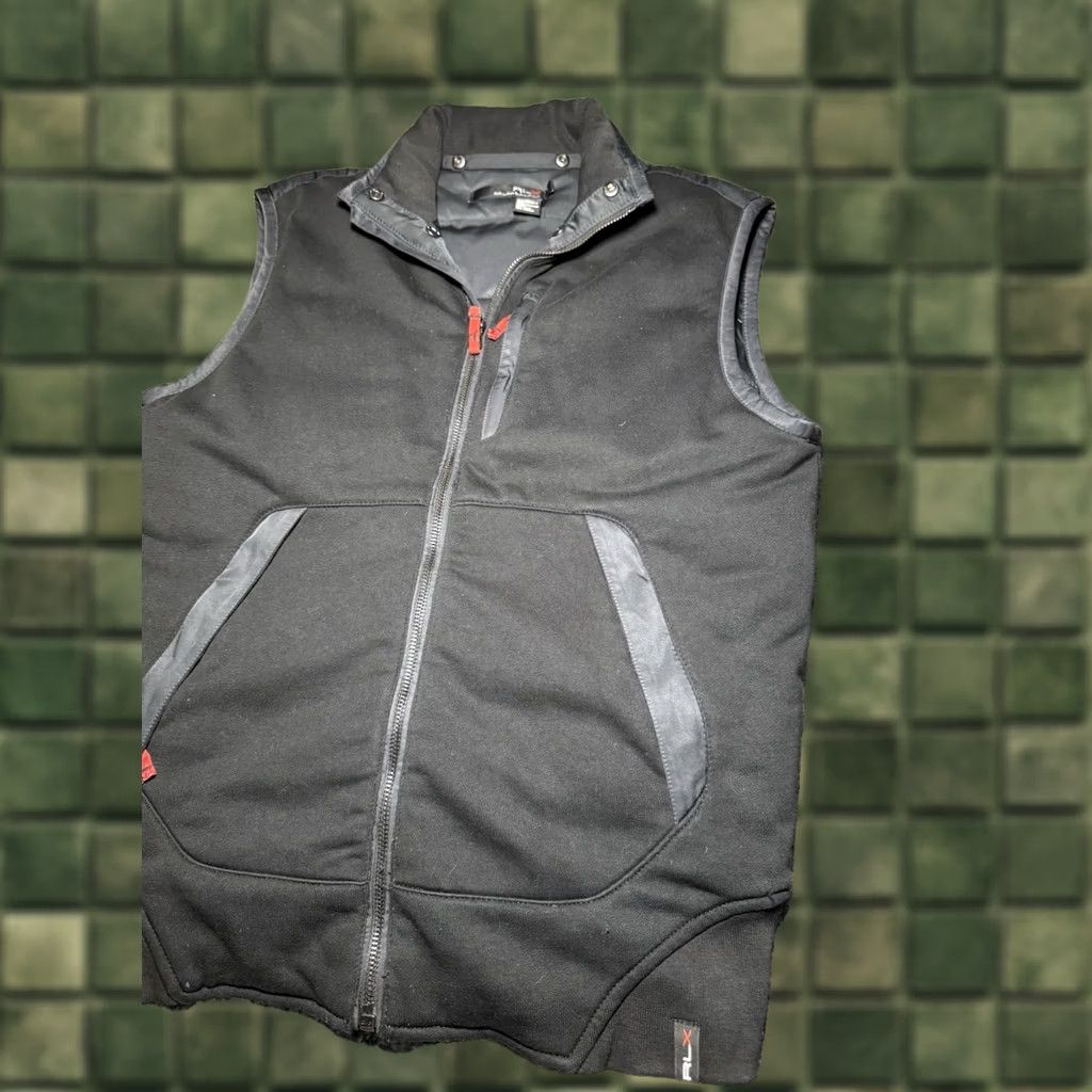 RLX Ralph Lauren RLX Ralph Lauren Polo Men’s Small Black Down Filled Knit Puffer Golf Vest Size US S / EU 44-46 / 1 - 1 Thumbnail