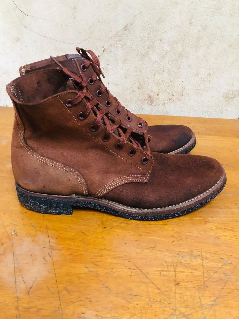 Genuine Leather × Vintage Vintage 40s WW 2 Wingfoot Good Year Made in USA Size US 8 / EU 41 - 1 Thumbnail