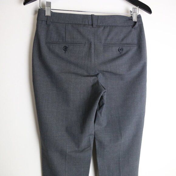 Theory Theory Testra 2B Virgin Wool Grey Pleated Slim Pants Size 00 Size 24" / US 00 / IT 34 - 7 Thumbnail