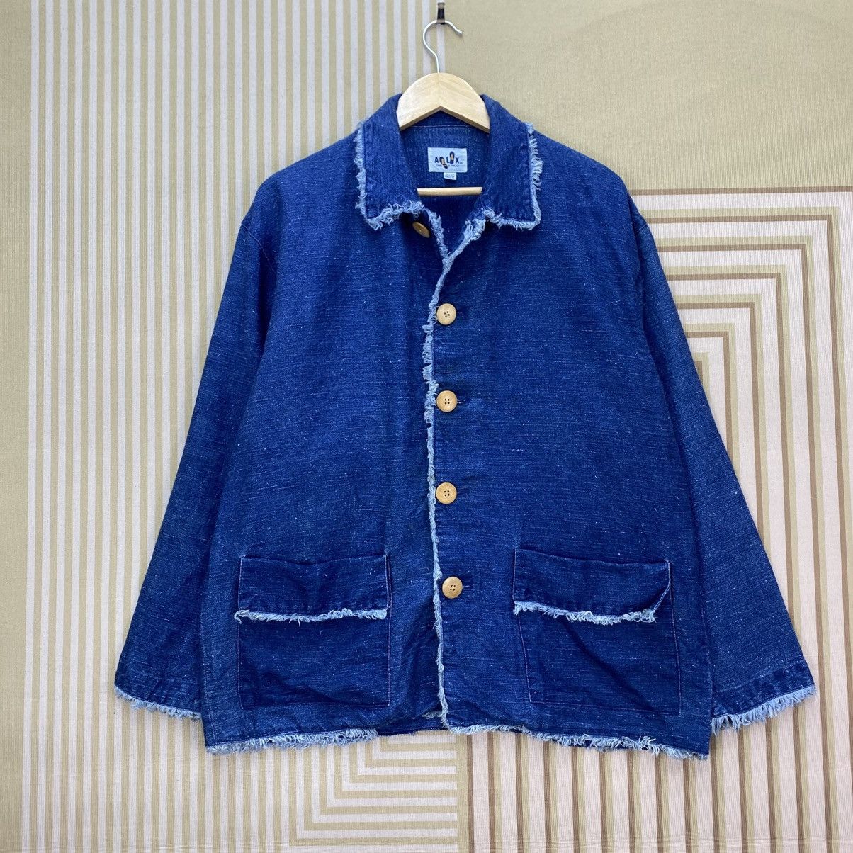 Blue Blue Japan 🫶Blue Blue Arigato Style Vintage Allix indigo blue jacket Size US M / EU 48-50 / 2 - 1 Thumbnail