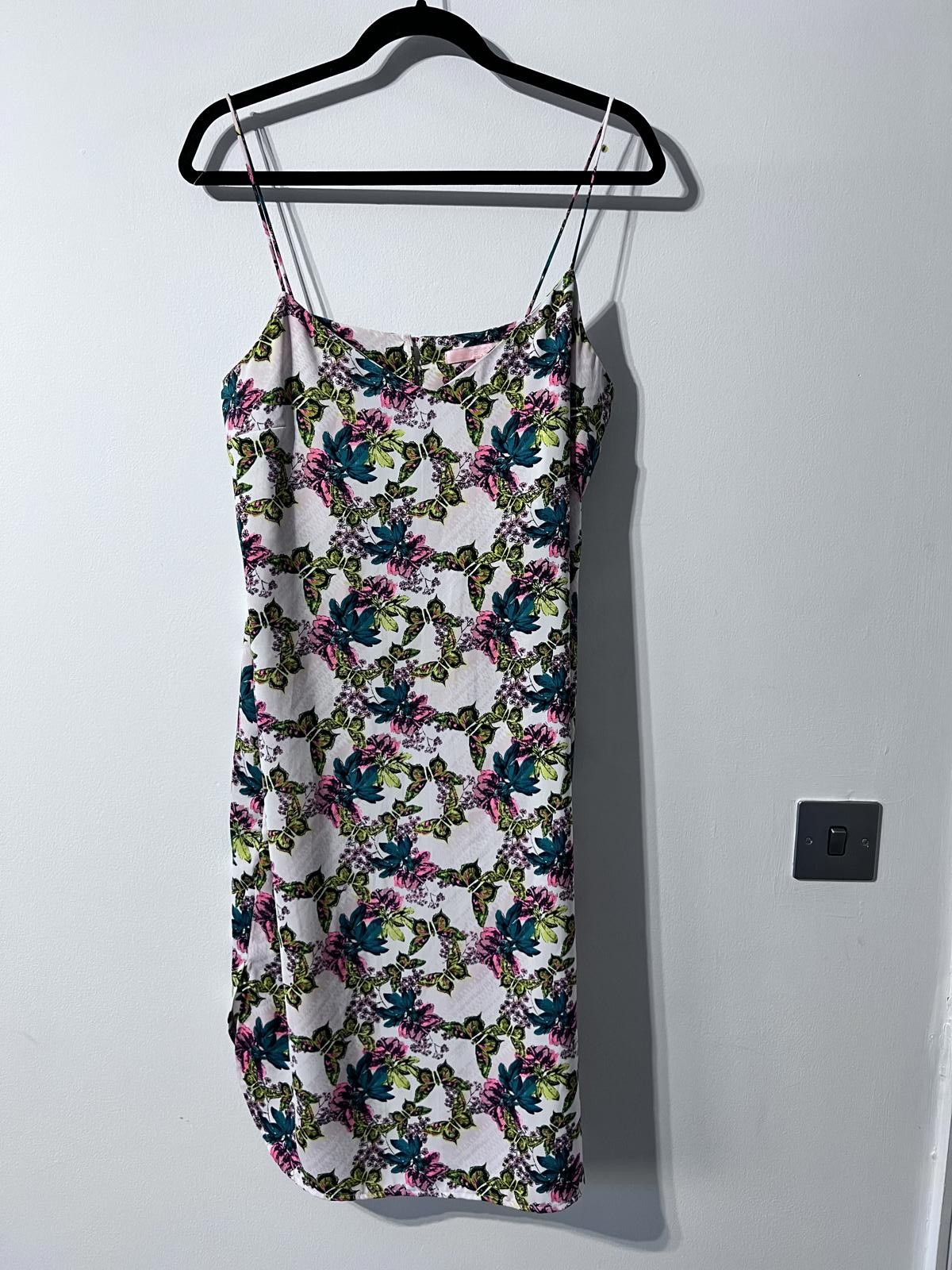 NEXT Next Floral Slip Dress – UK 12 Size M / US 6-8 / IT 42-44 - 1 Thumbnail