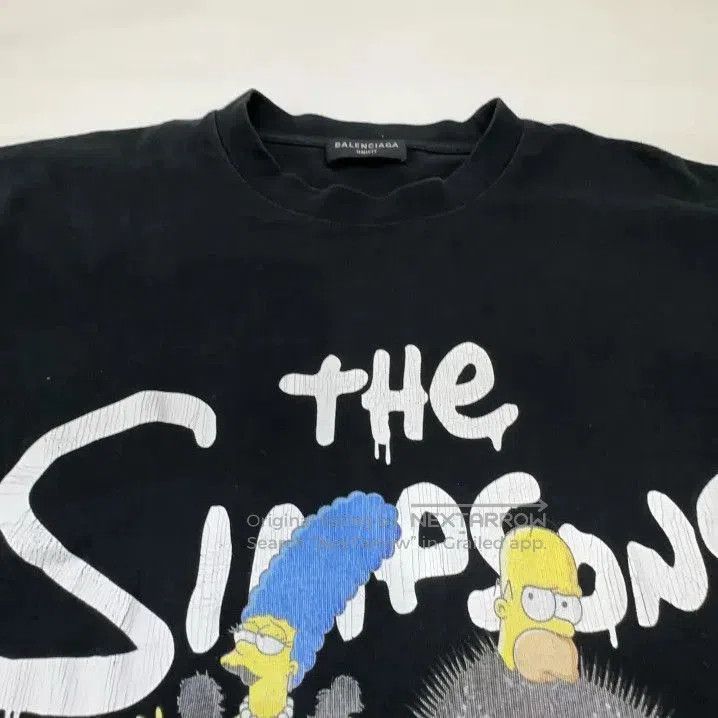 Balenciaga Balenciaga x THE SIMPSONS Black Graphic Tee. Size US M / EU 48-50 / 2 - 3 Thumbnail
