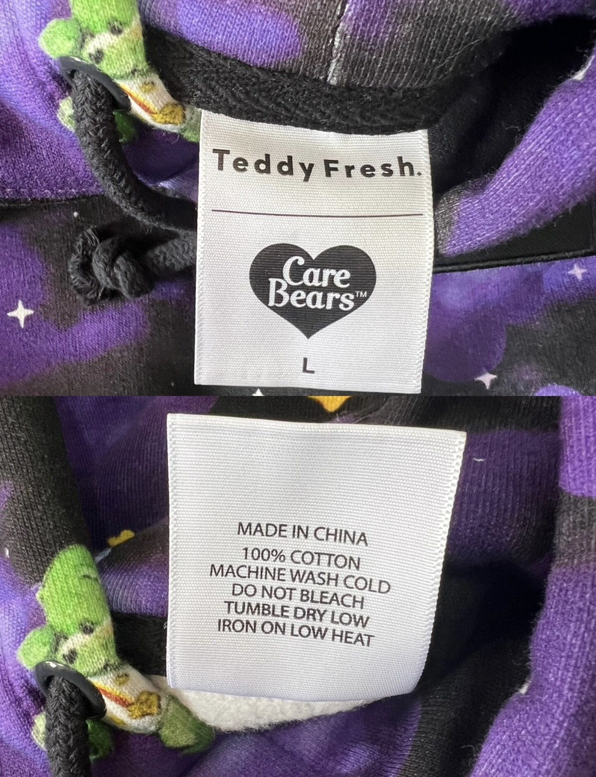 Teddy Fresh Teddy Fresh × Care Bears "Starry Bears" Sherpa Hoodie Size US L / EU 52-54 / 3 - 6 Thumbnail