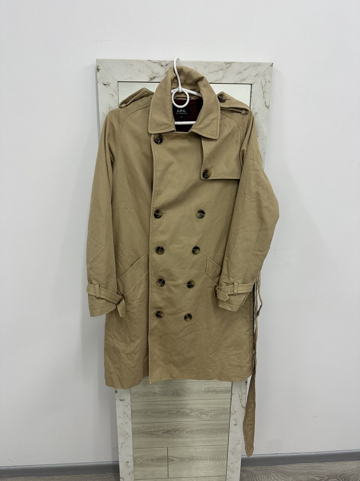 A.P.C. A.P.C Rue Madame Paris Trench Coat Jacket Size M / US 6-8 / IT 42-44 - 1 Thumbnail