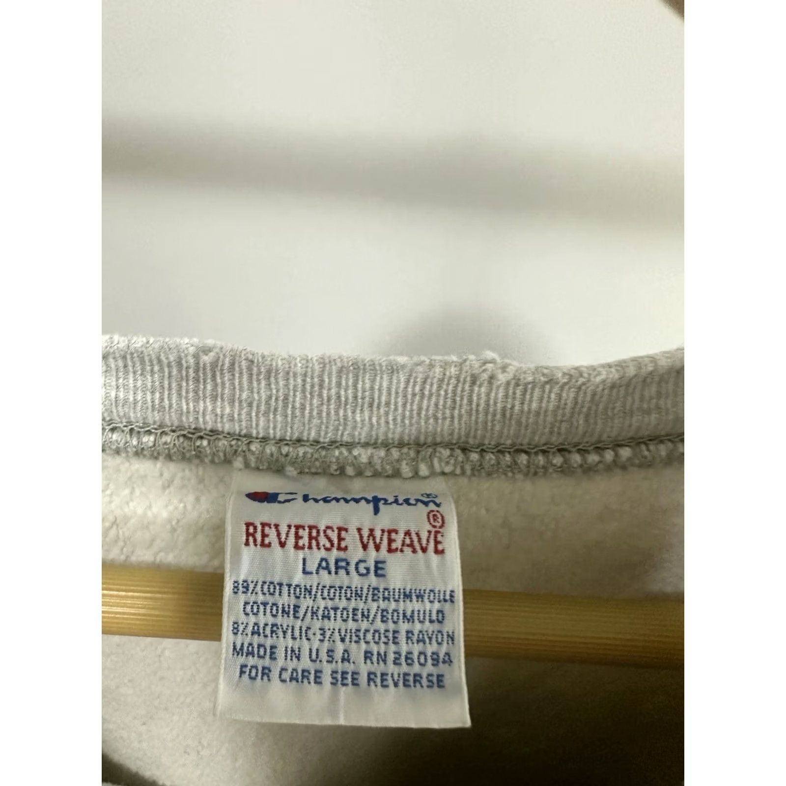Champion VINTAGE Champion Sweatshirt L Gray Reverse Weave Price Waterhouse Tax Mens Size US XL / EU 56 / 4 - 3 Thumbnail