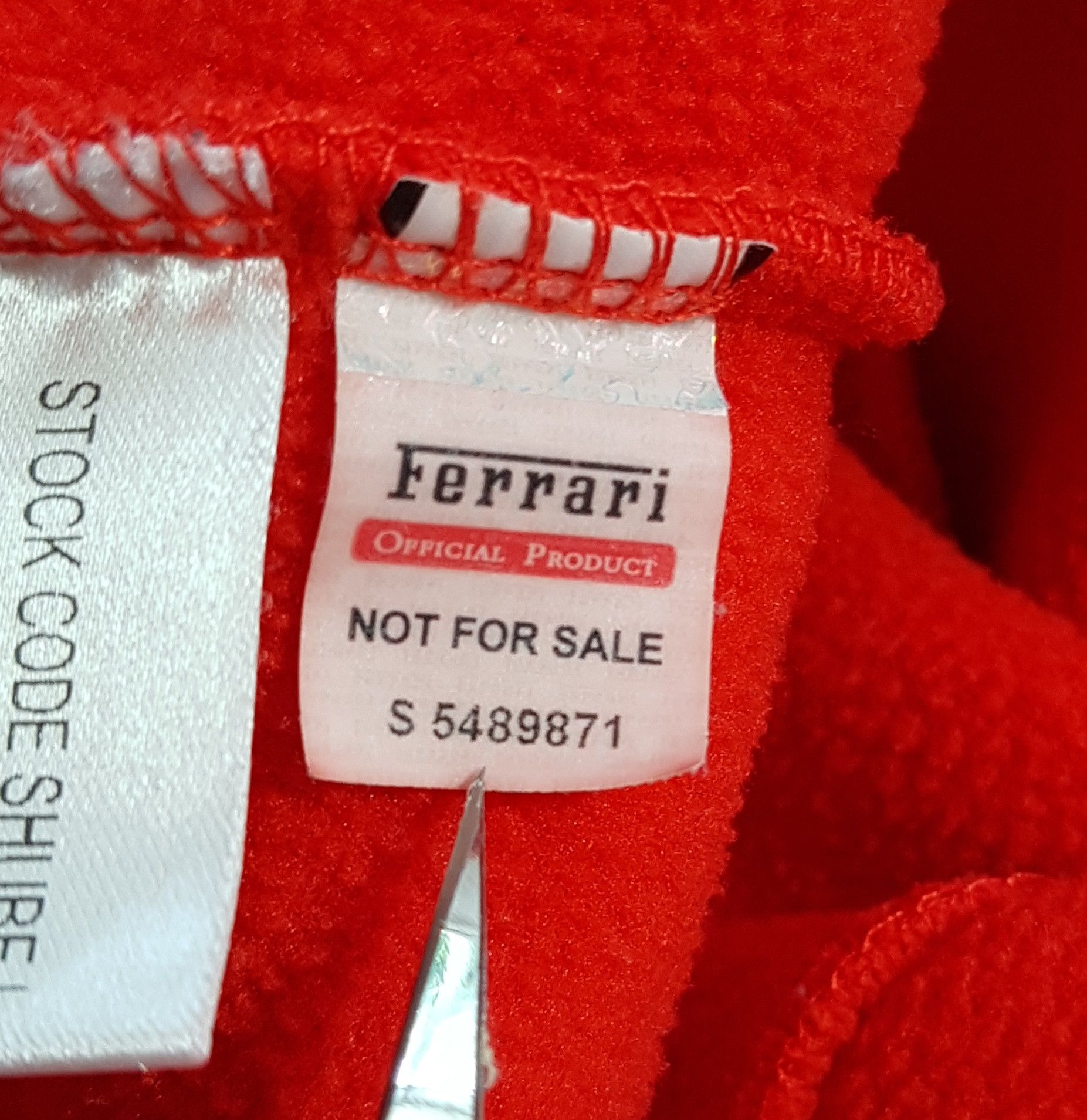 Ferrari Scuderia Ferrari F1 Team Full Zip Track Top Jacket sz L Size US L / EU 52-54 / 3 - 12 Thumbnail