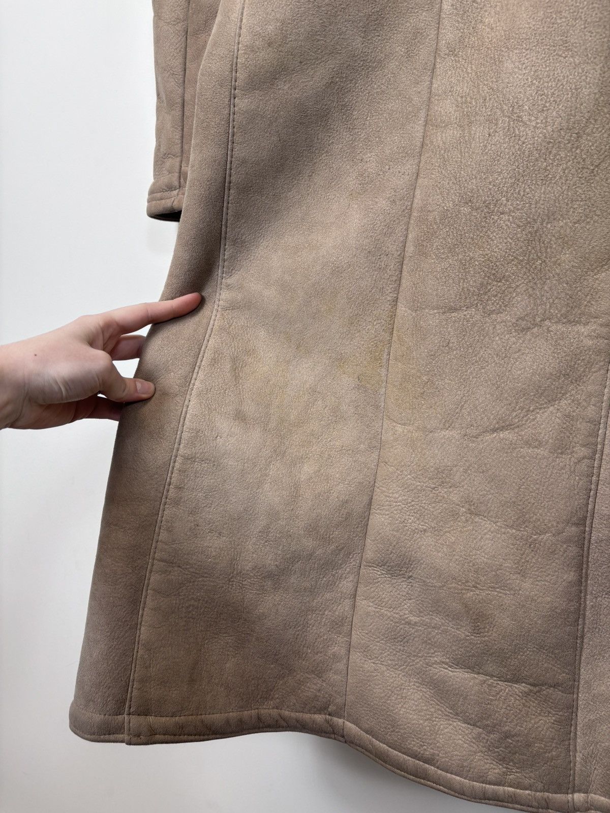 Sawyer of Napa Vintage Sawyer Of Napa Women’s Fur Shearling Sheepskin Coat Size L / US 10 / IT 46 - 18 Thumbnail