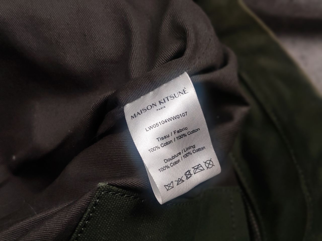 Maison Kitsune Maison Kitsuné Tote Fox Shopper Zip Bag Green Faded Color Size ONE SIZE - 21 Thumbnail