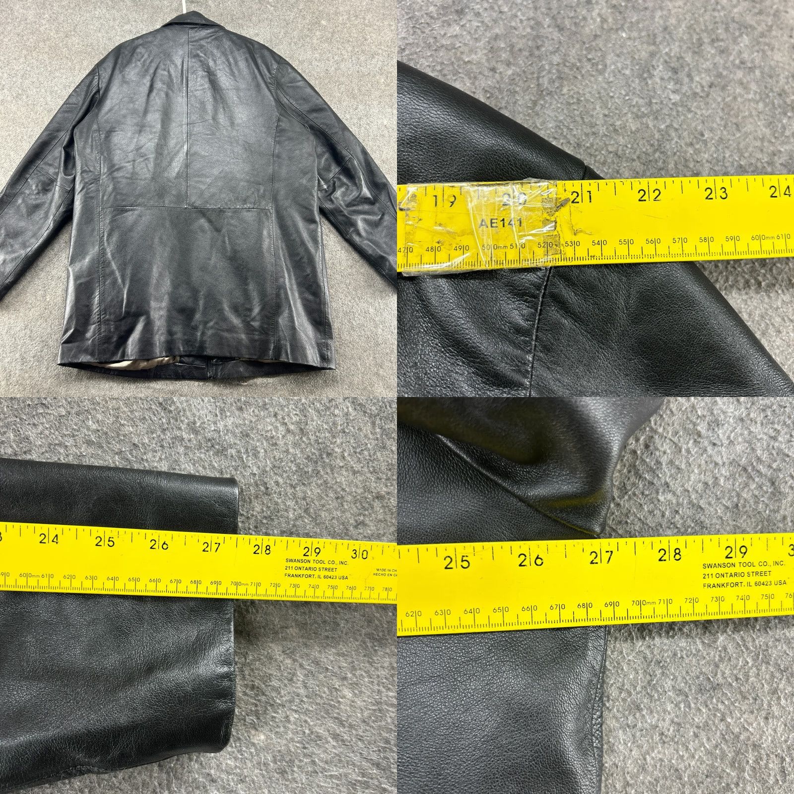 Vintage VINTAGE Wilsons Leather Jacket Overcoat Jacket Black XLT Mens Long 90s Western Quilted Zipper Lined Polyester Thinsulate Dry Clean Only Size US XL / EU 56 / 4 - 9 Thumbnail