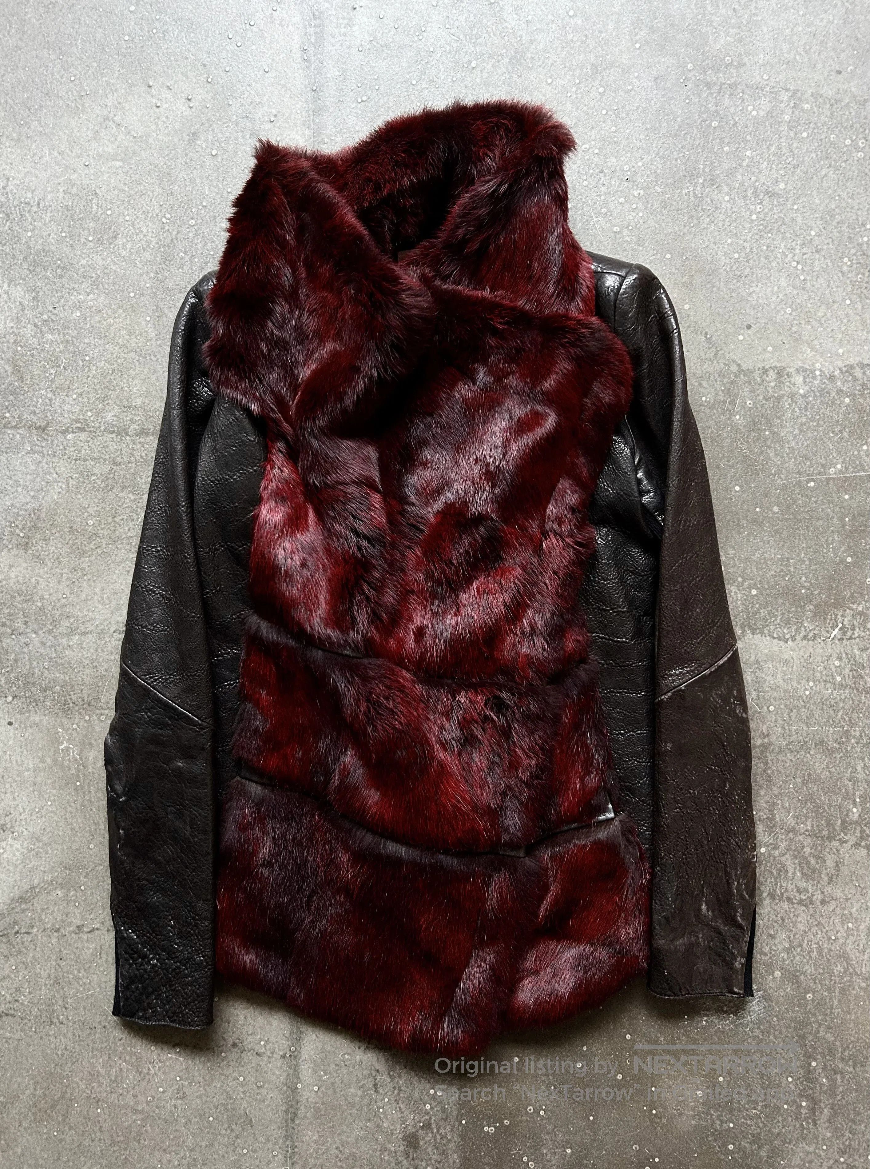 Helmut Lang Helmut Lang Fur Jacket 2012 Collection. Size US S / EU 44-46 / 1 - 1 Thumbnail