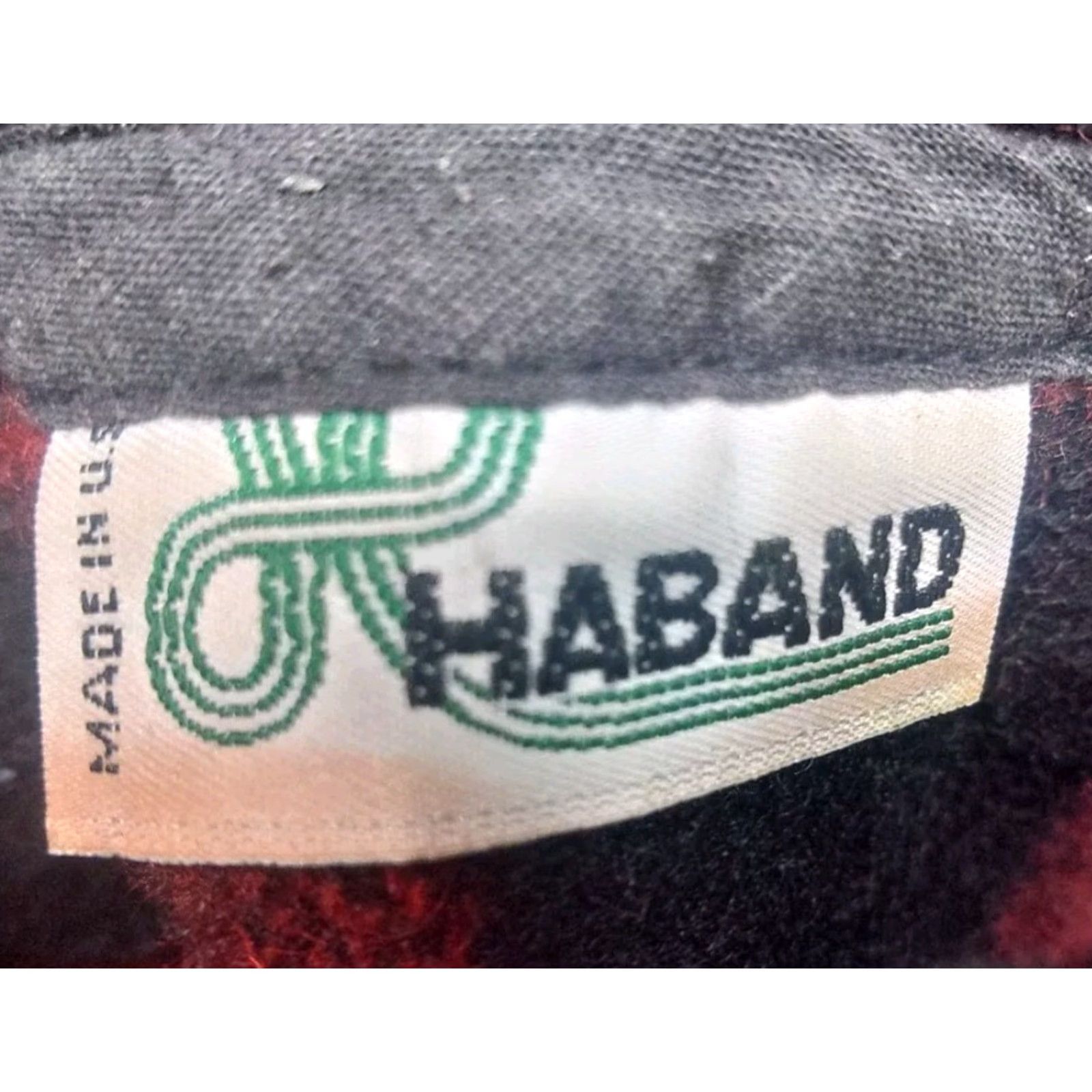 Haband VINTAGE Haband Buffalo Plaid Wool Insulated Cap Hunting Hat Trapper Hat USA Ear Flap Size M Mens Red Wool Cap "USA" Hunting Style: Trapper Hat Size ONE SIZE - 8 Thumbnail