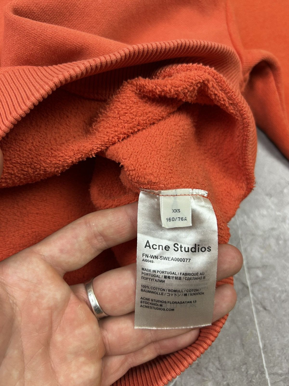 Acne Studios Acne Studies Hoodie Luxury Size XXS / US 00 / IT 34 - 8 Thumbnail