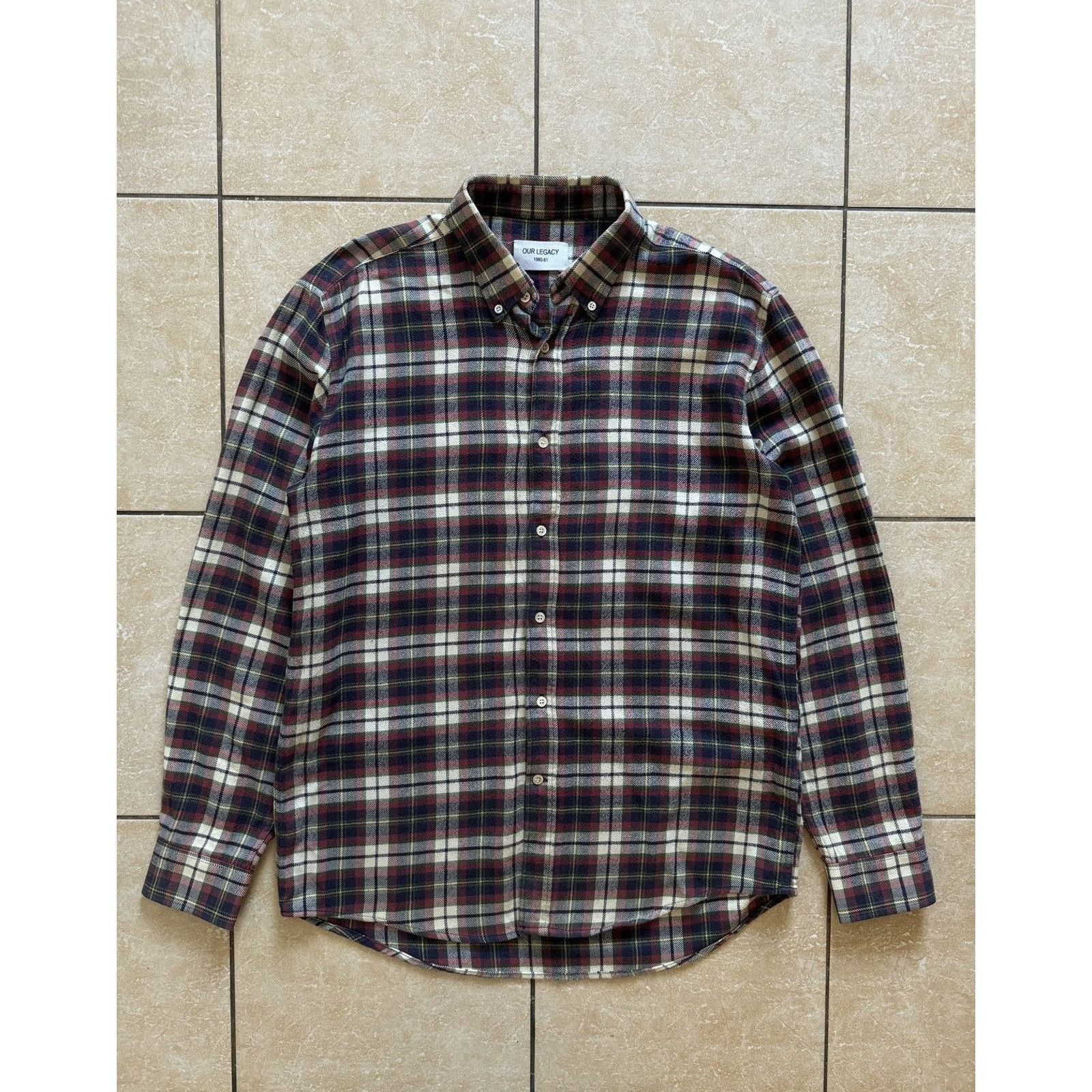Our Legacy Vintage Our Legacy Check Flannel Shirt Size US L / EU 52-54 / 3 - 6 Thumbnail