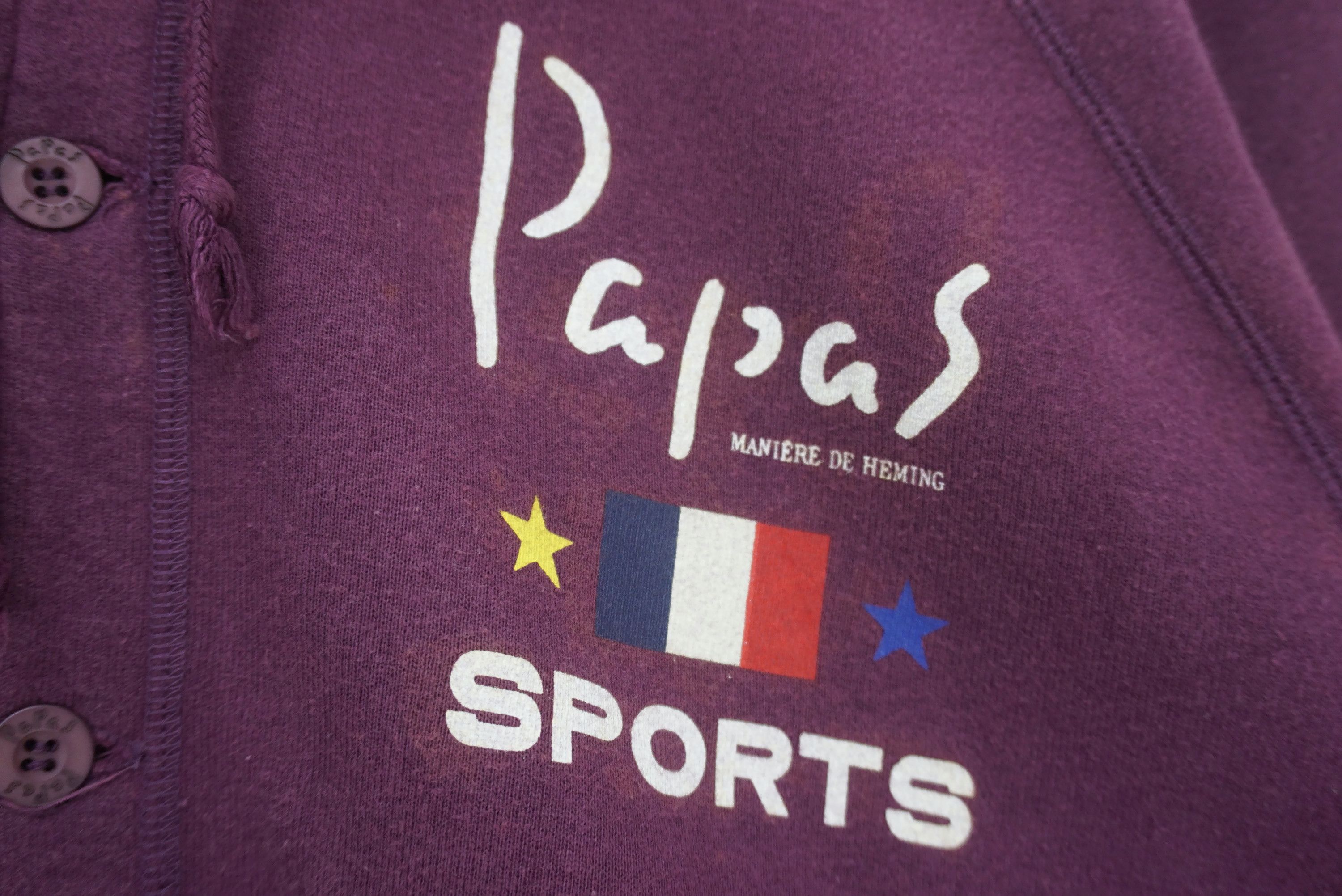 Japanese Brand Vintage Papas Maniere de Heming Button Up Distressed Hoodie Size US L / EU 52-54 / 3 - 7 Thumbnail