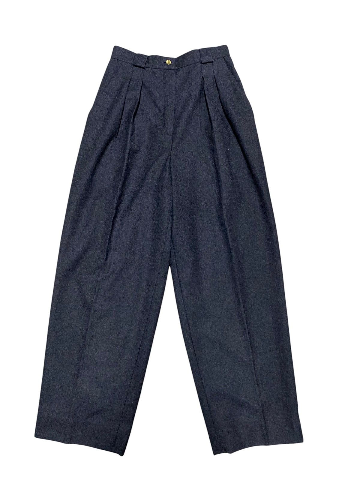 Chanel Vintage Chanel 17029160 Pantalon Laine Pant Size 27" / US 4 / IT 40 - 1 Thumbnail