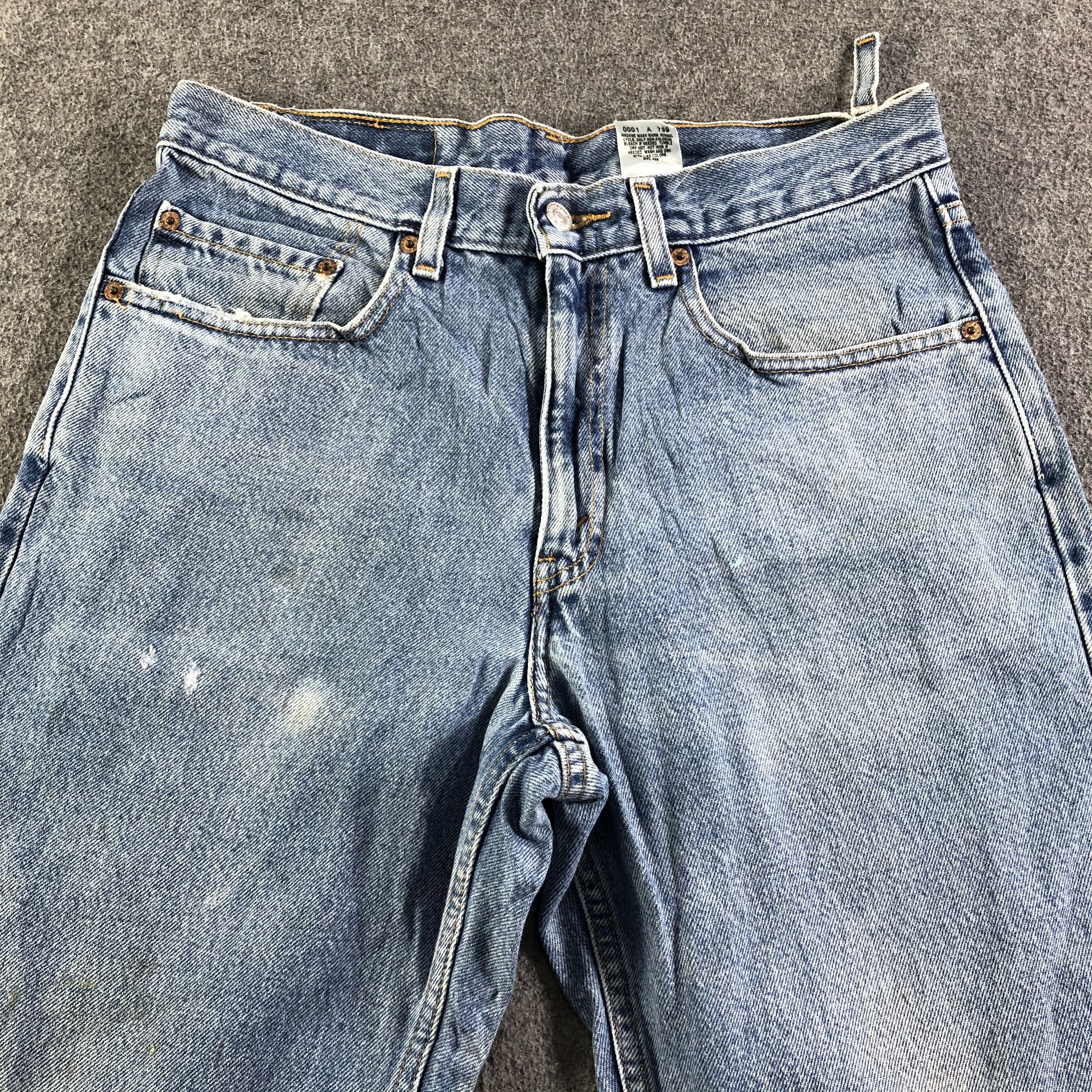 Levi's Vintage 90s Blue Wash Levis 550 Jeans-J3010 Size US 32 / EU 48 - 3 Thumbnail