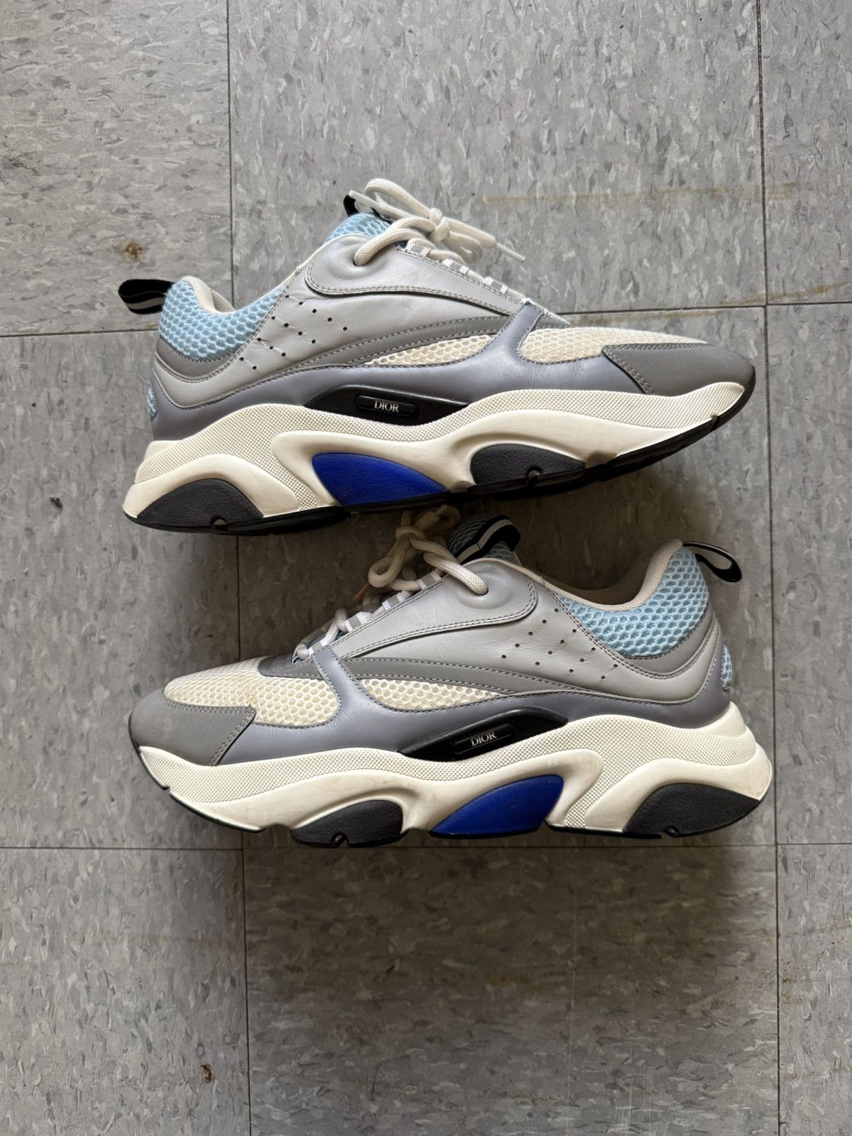 Dior Dior B22 ‘White Blue’ Size US 12 / EU 45 - 3 Thumbnail