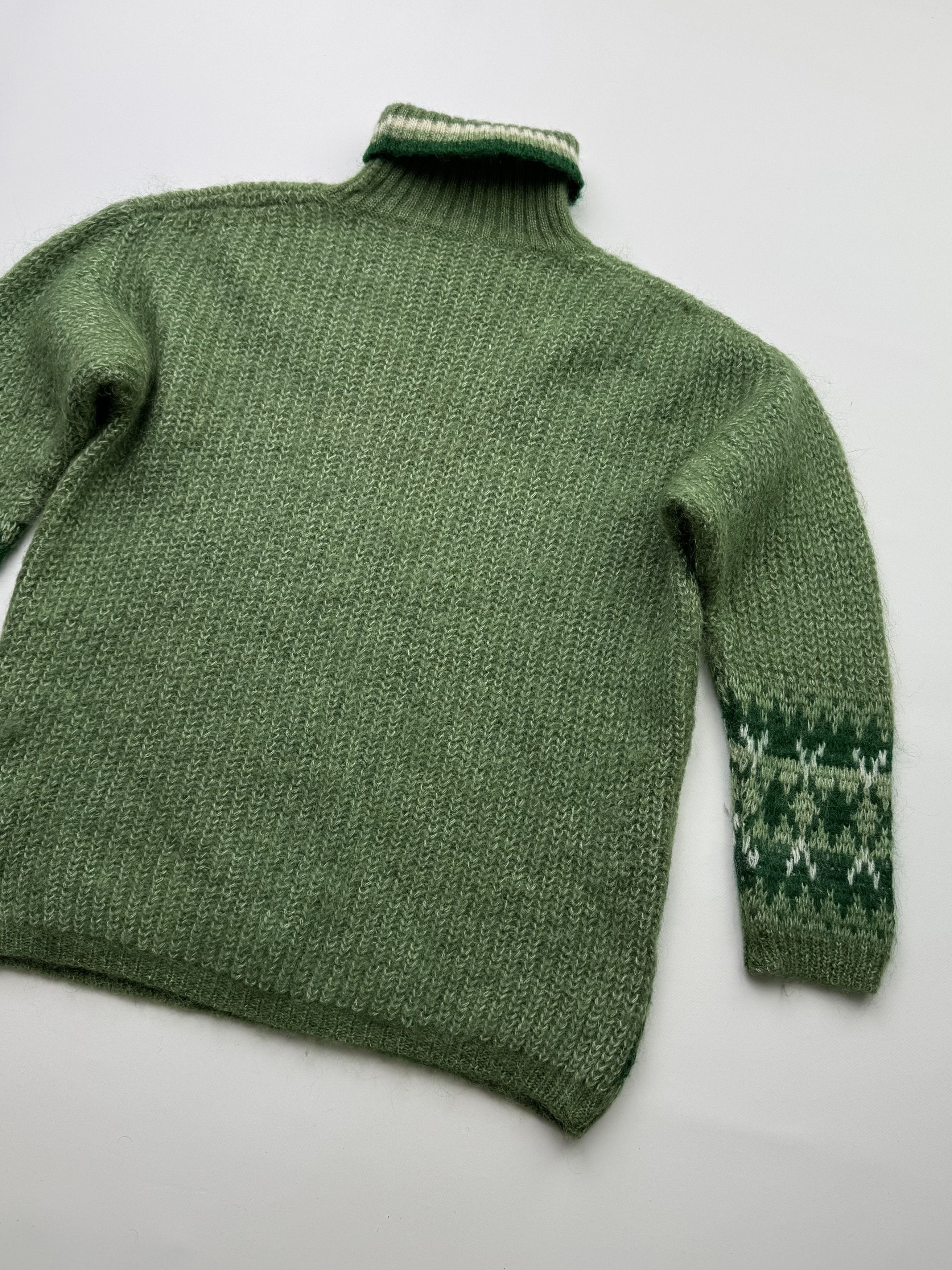 Vintage Vintage Mohair Wool Sweater B618(V441)E2 Size US S / EU 44-46 / 1 - 8 Thumbnail