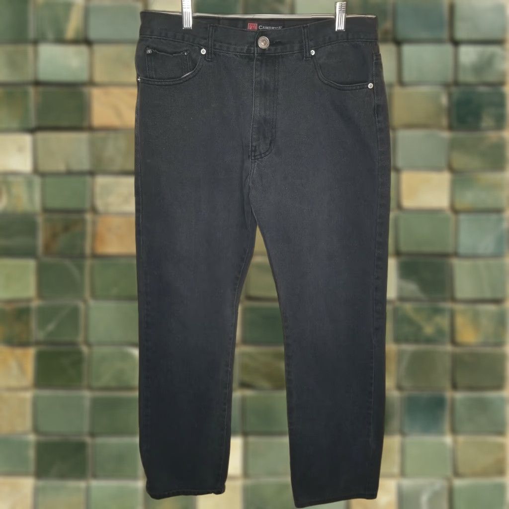 Vintage Cambridge Classics Jeans Adult 34x30 Black Straight Mens Size US 34 / EU 50 - 1 Thumbnail
