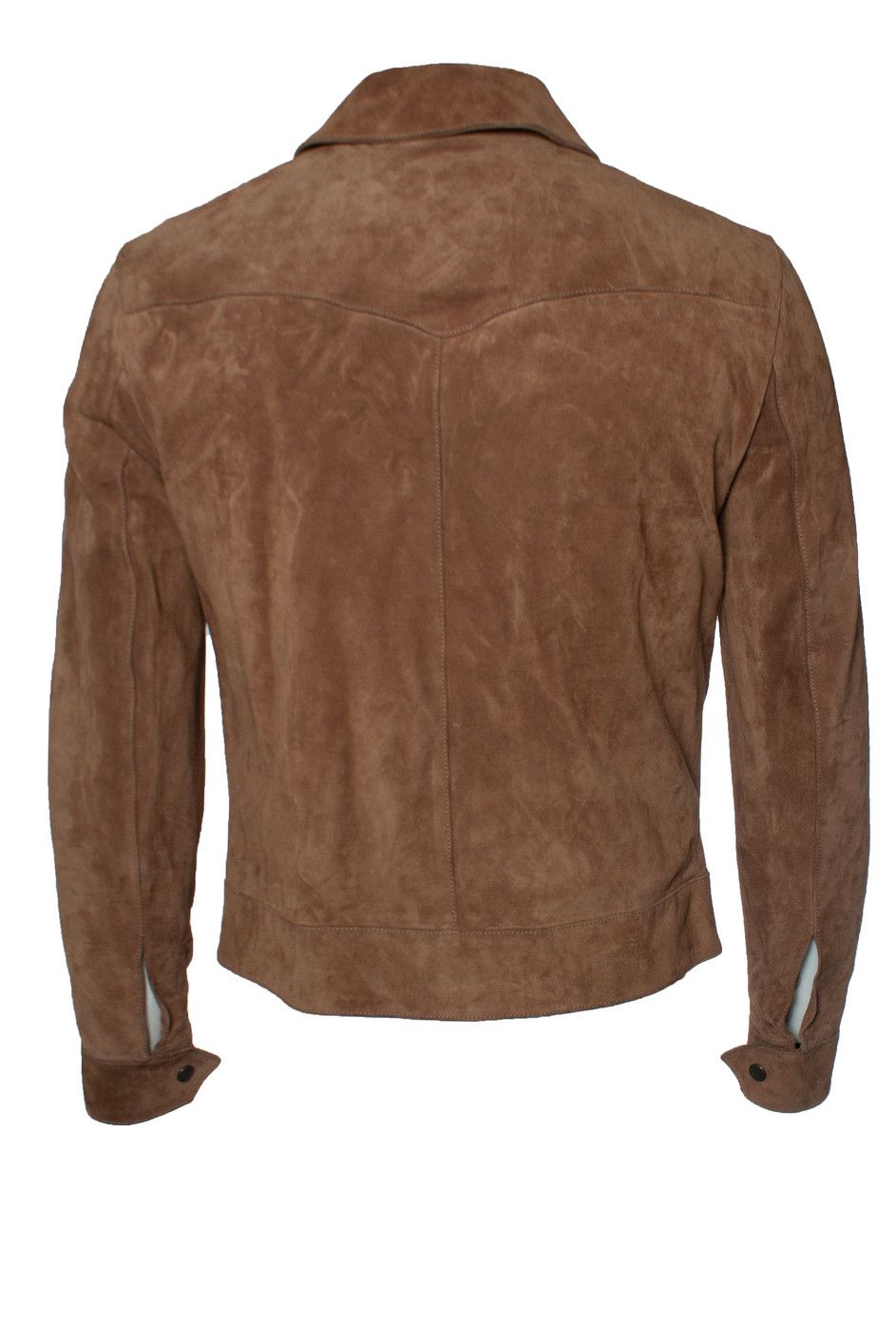 Saint Laurent Paris Saint Laurent, Suede western jacket in cognac Size US M / EU 48-50 / 2 - 3 Thumbnail