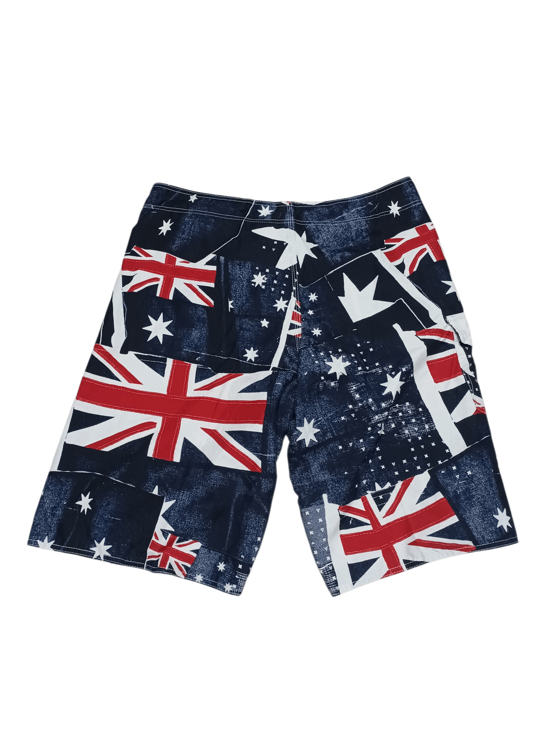 Quiksilver QUIKSILVER VINTAGE AUSTRALIAN FLAG FIRE SURF SHORTS SK8 Size US 38 / EU 54 - 3 Thumbnail
