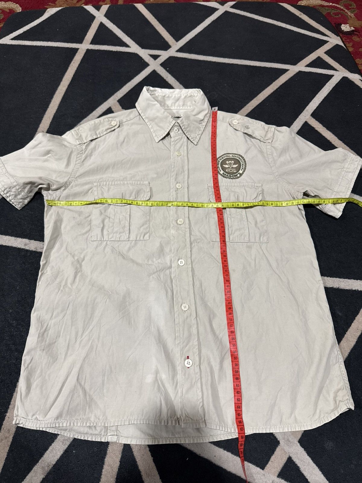 Mason's Mason's Air Crew Workshirt Embroidered Military Size US M / EU 48-50 / 2 - 9 Thumbnail