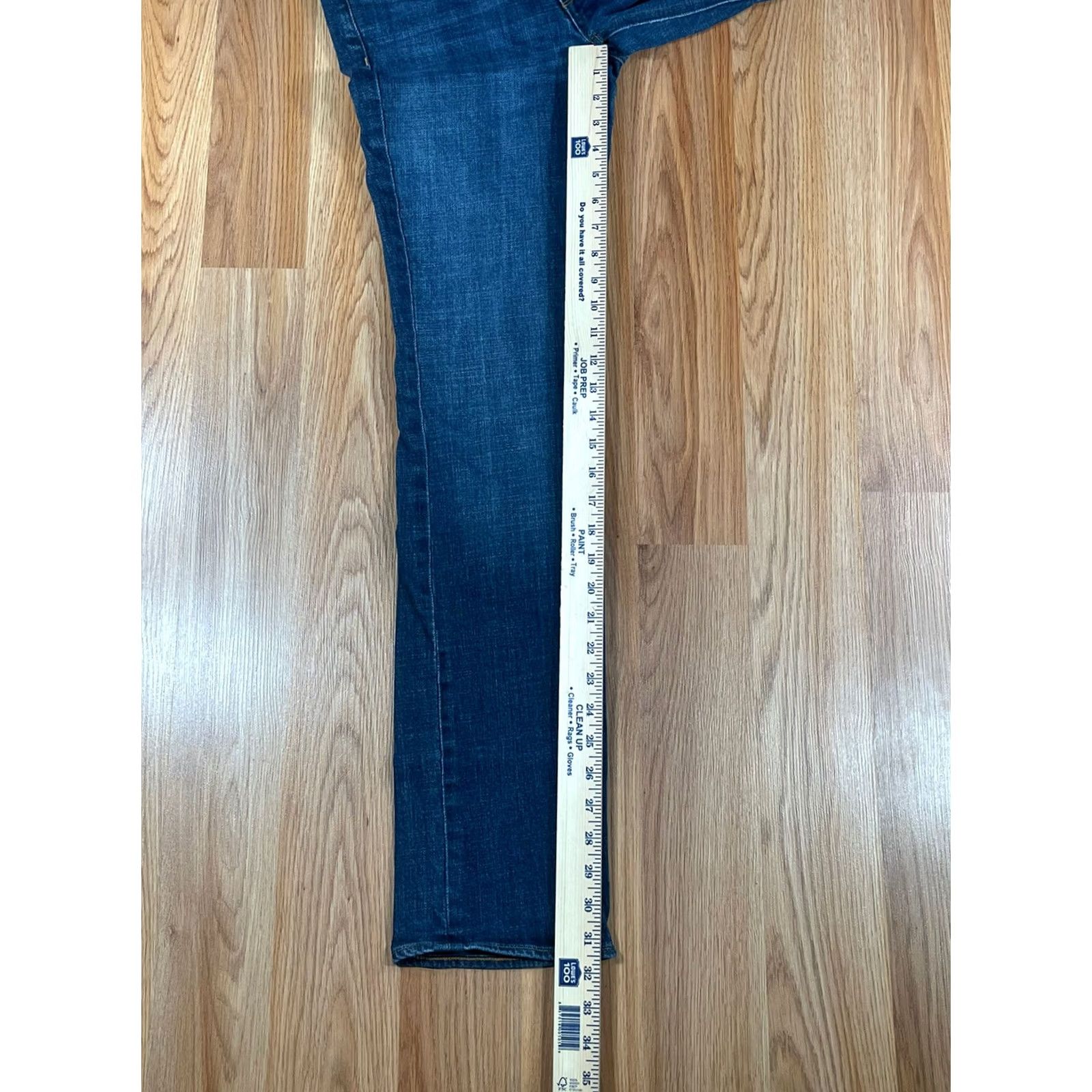 Denime J Crew Jeans Womens Size 27R Skinny Stretch Blue Denim Mid Rise Size 27" / US 4 / IT 40 - 5 Thumbnail
