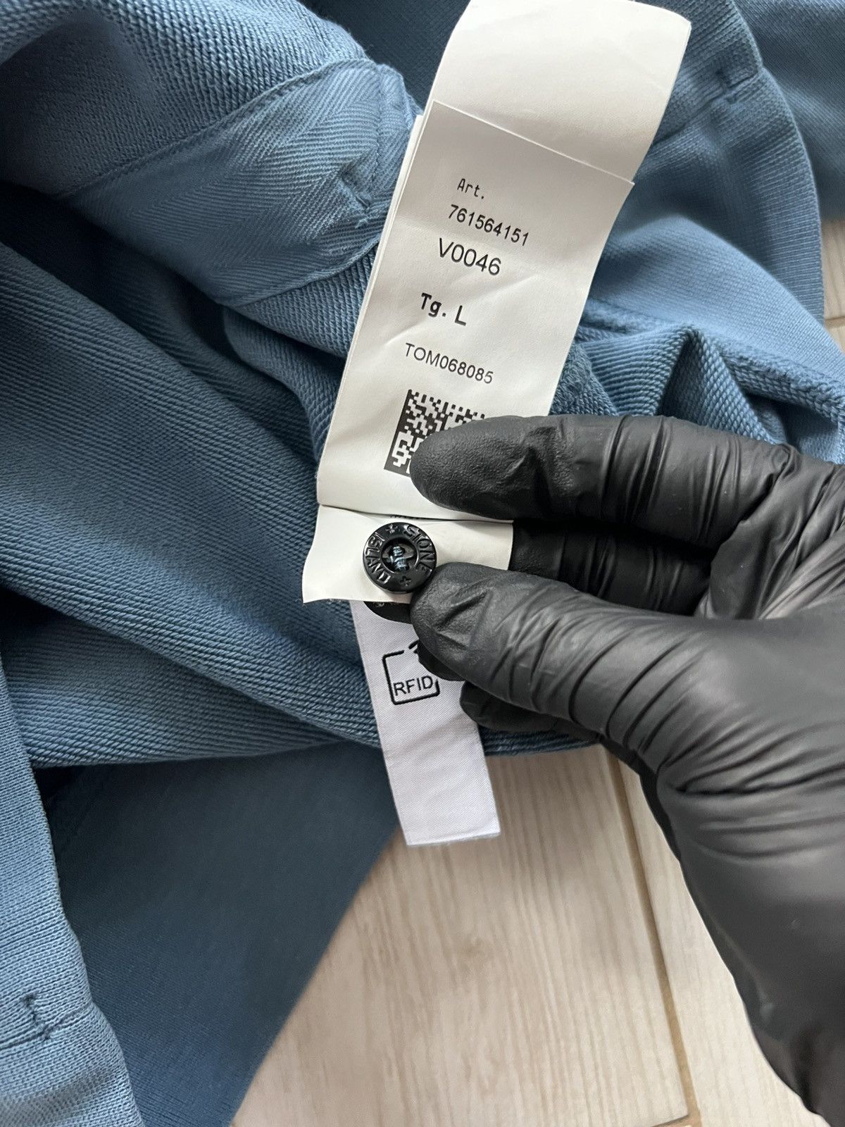 Stone Island Stone Island Hoodie Basic Blue Patch Authentic Size US L / EU 52-54 / 3 - 18 Thumbnail